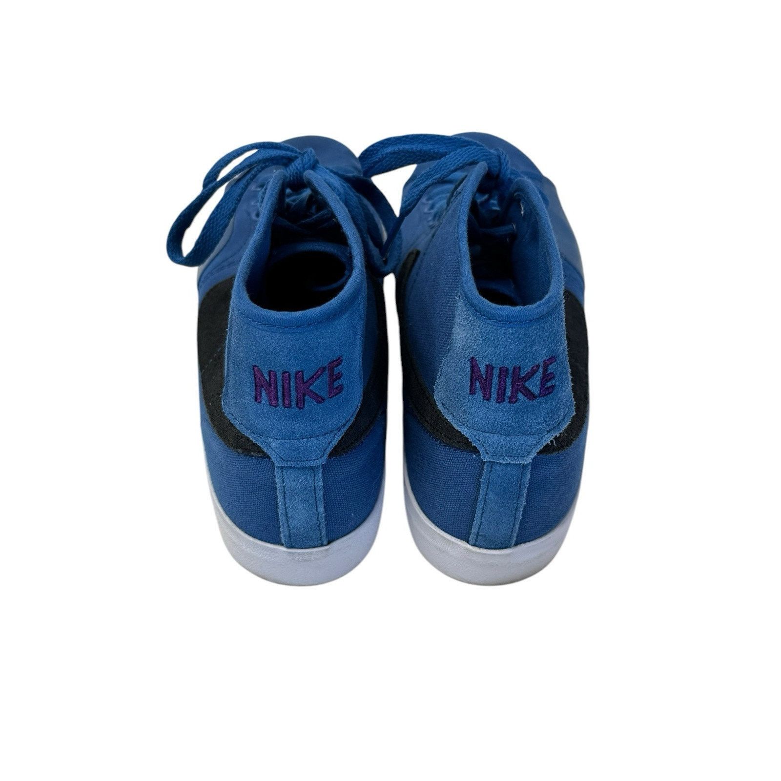 Nike NIKE SB Blazer Court Mid Top Premium Skate Shoes 10.5 Blue Size US 10.5 / EU 43-44 - 4 Thumbnail