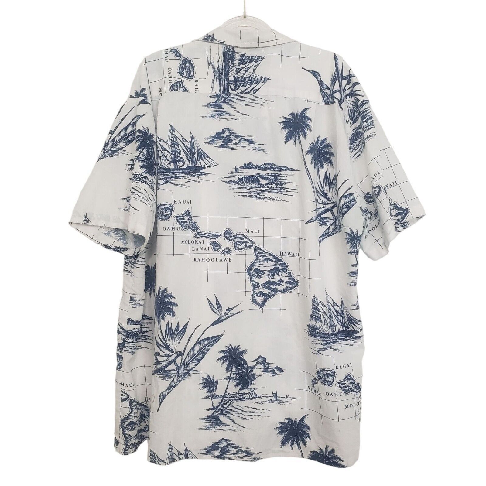 Designer Vintage Rai Nani Hawaiian Shirt Mens Size XL Ship Island Size XL / US 12-14 / IT 48-50 - 9 Thumbnail