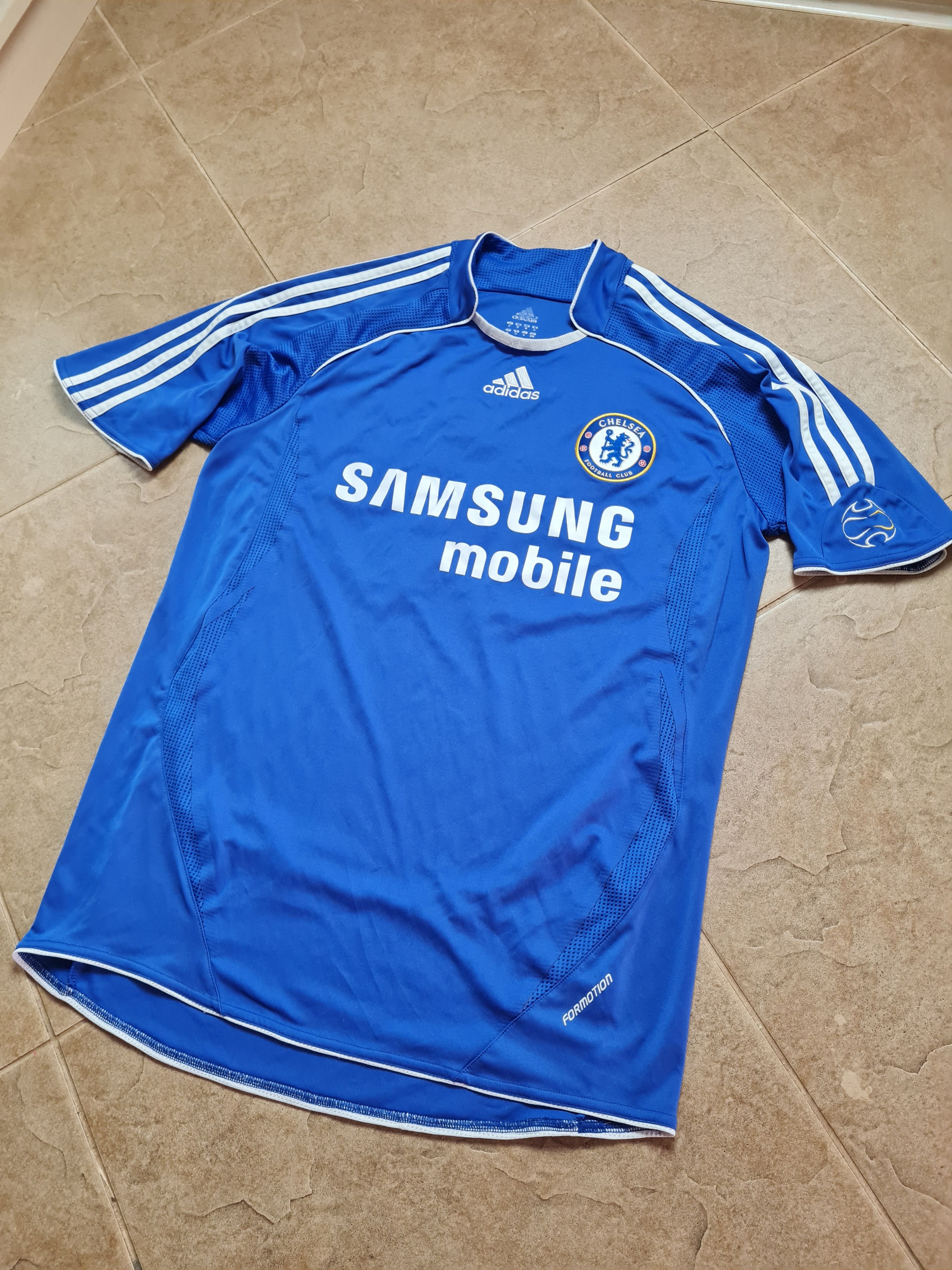 Adidas Soccer Shirt #13 Football Jersey Adidas Chelsea 2006-2008 Size US M / EU 48-50 / 2 - 8 Thumbnail