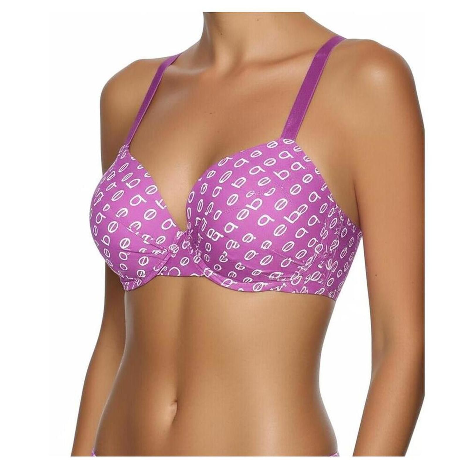 Other Bebe Bra 36DD Purple Logo Print All-Over Logo Size ONE SIZE - 1 Thumbnail