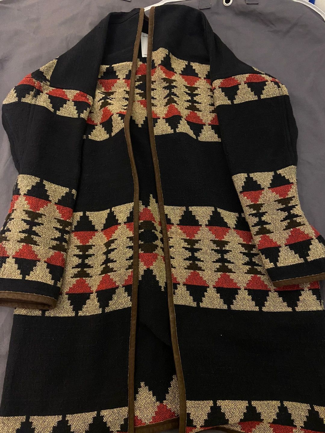 Visvimvisvim sanjuro blanket naturally dyed Taoist robes-25