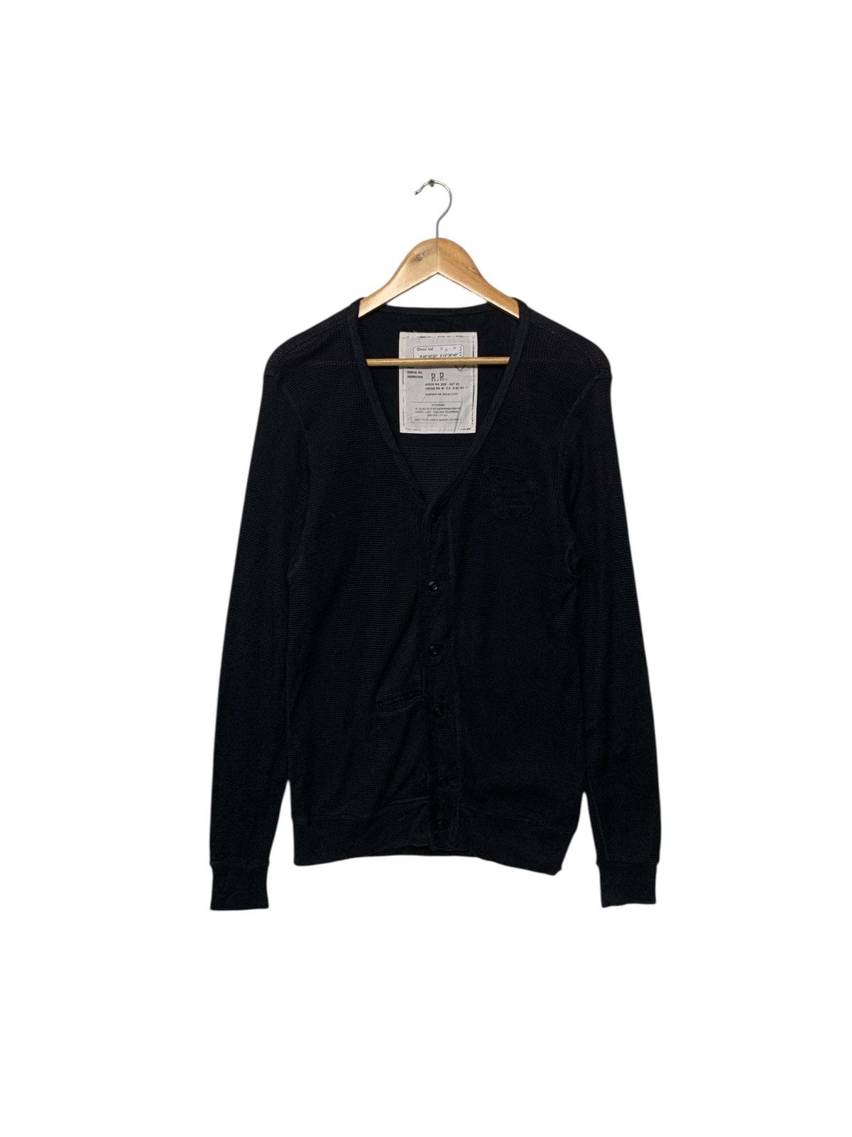 Diesel Rare Diesel Industries Button Ups Cardigan Silod Black Color Size M / US 6-8 / IT 42-44 - 1 Thumbnail