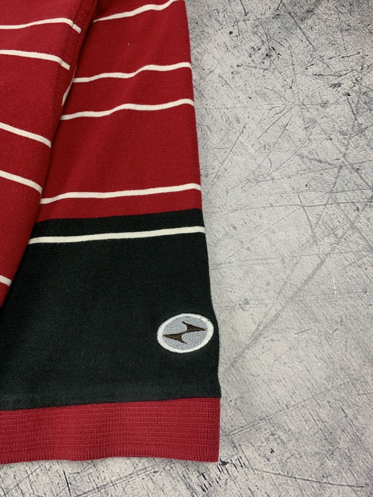 Vintage Vintage Nike 90s Polo Shirt Buttons-Ups Striped rare Size US L / EU 52-54 / 3 - 5 Thumbnail