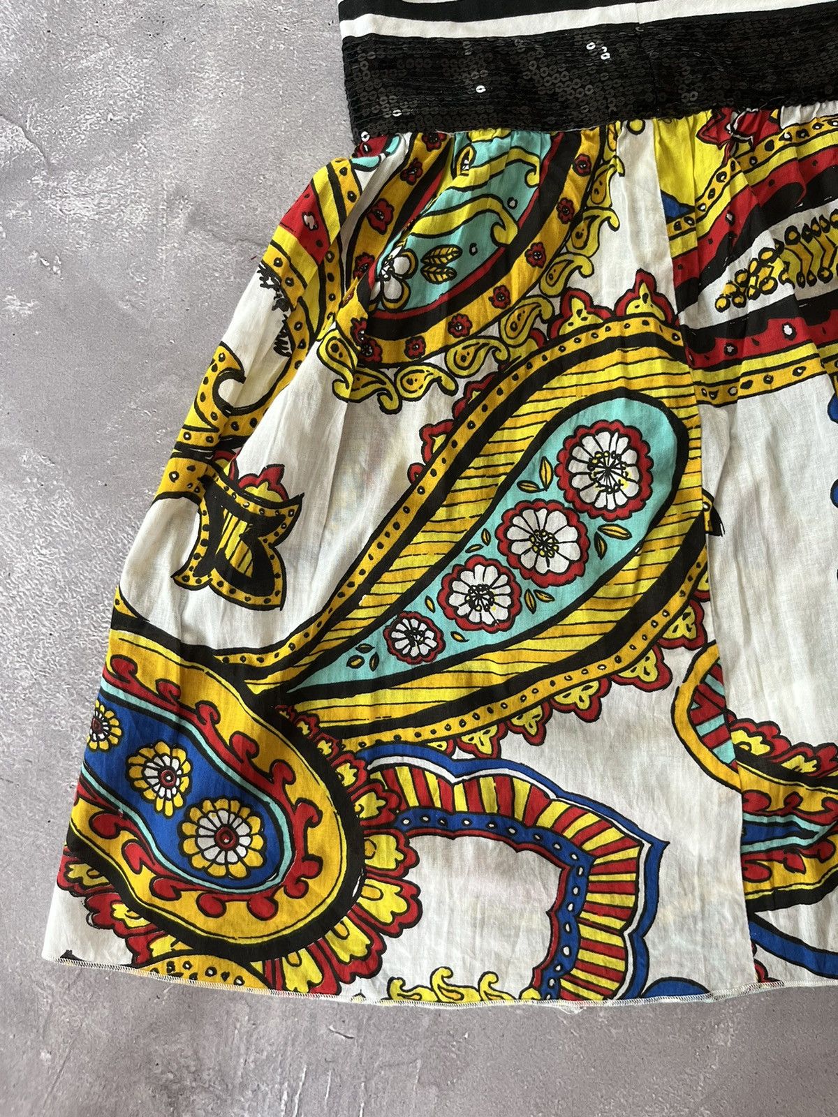 Miss Sixty Miss Sixty Sundress Multicolor Paisley Striped sz XS Size XS / US 0-2 / IT 36-38 - 4 Thumbnail