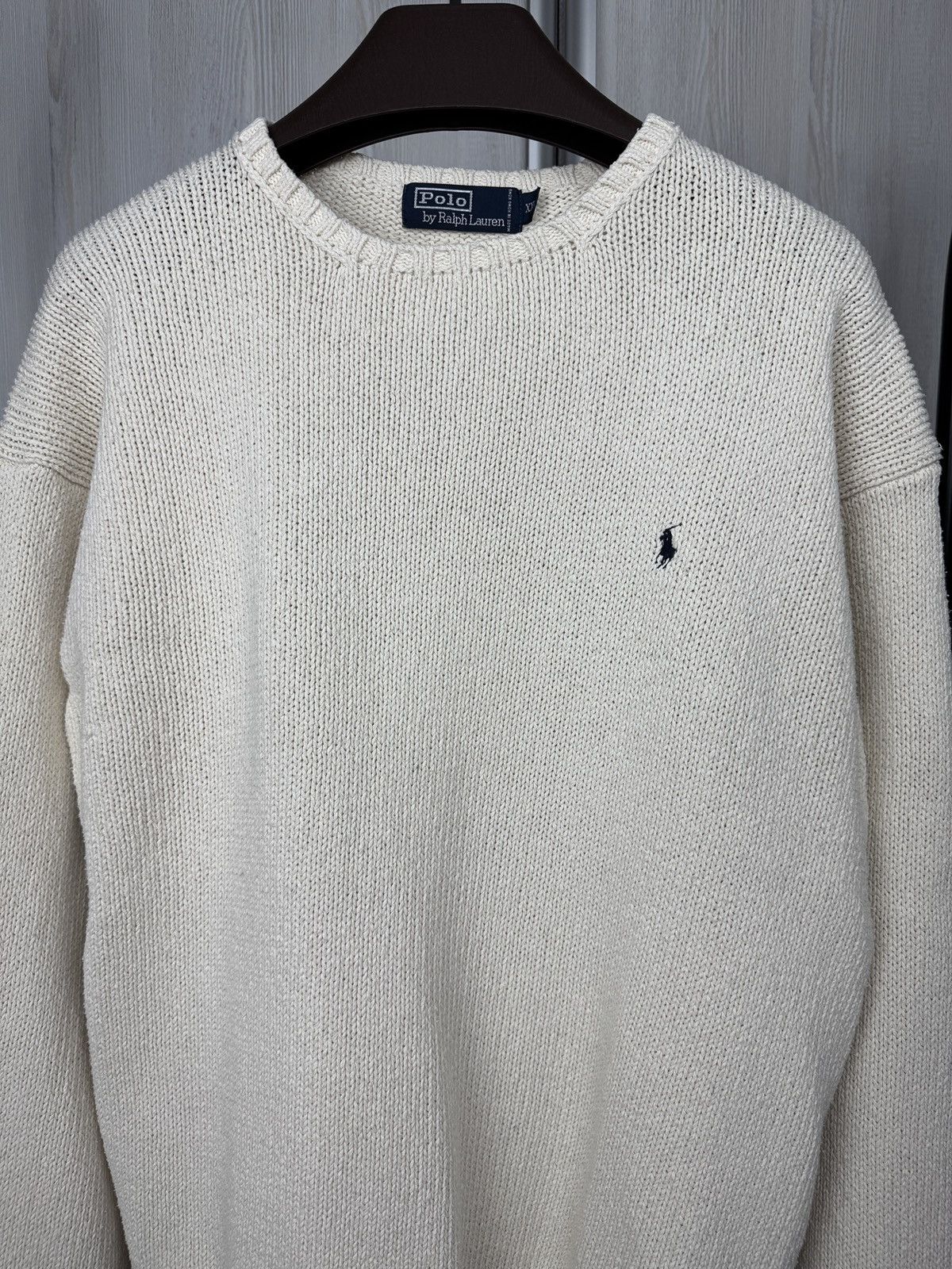 Polo Ralph Lauren Polo Ralph Lauren vintage beige knitted sweater Hong Kong Size US XXL / EU 58 / 5 - 3 Thumbnail