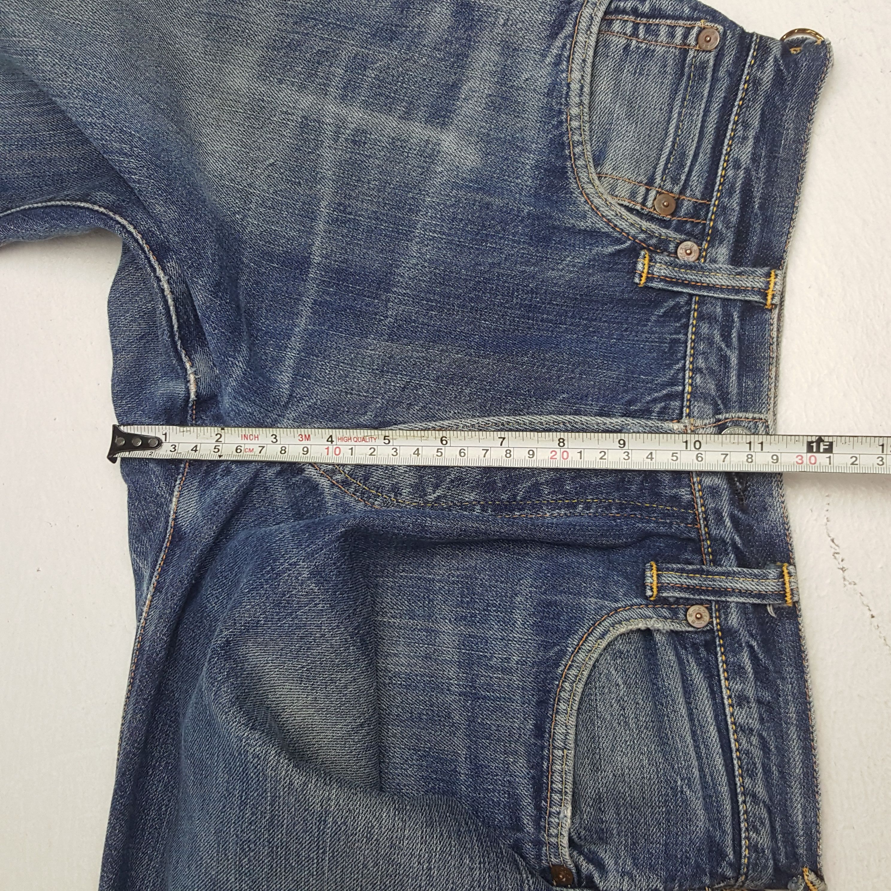 Evisu × Japanese Brand × Vintage Vintage Evisu Selvedge Japanese Daicock Custom Denim Jeans Size US 28 / EU 44 - 10 Thumbnail