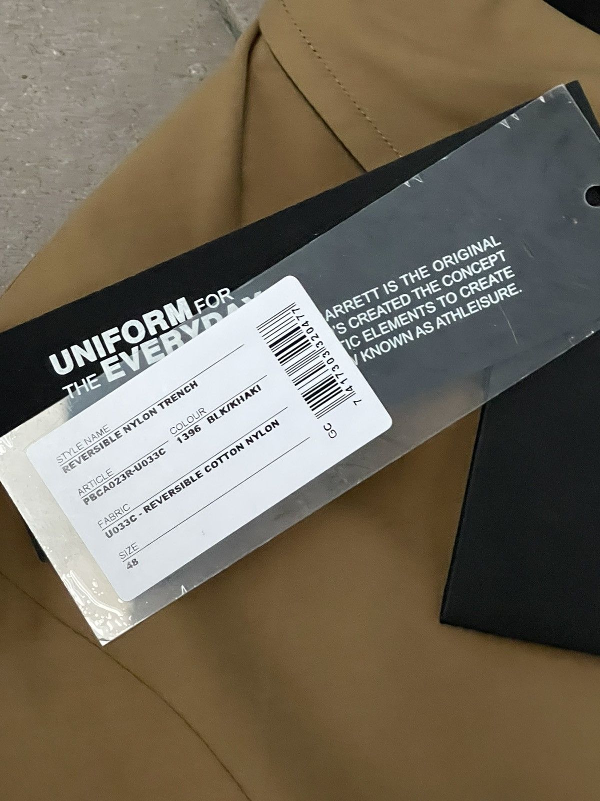 Neil Barrett !DS! AW23 Neil Barrett Minimalist Reversible Trench Coat Size US M / EU 48-50 / 2 - 24 Thumbnail
