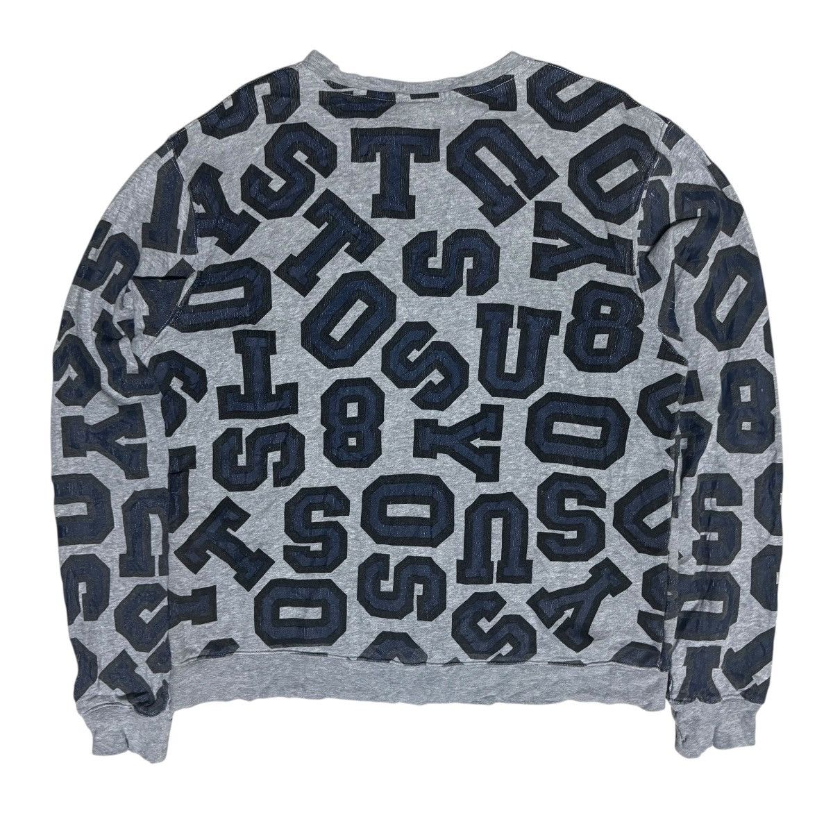 Stussy Stussy Overprint Sweatshirt Size US M / EU 48-50 / 2 - 2 Thumbnail
