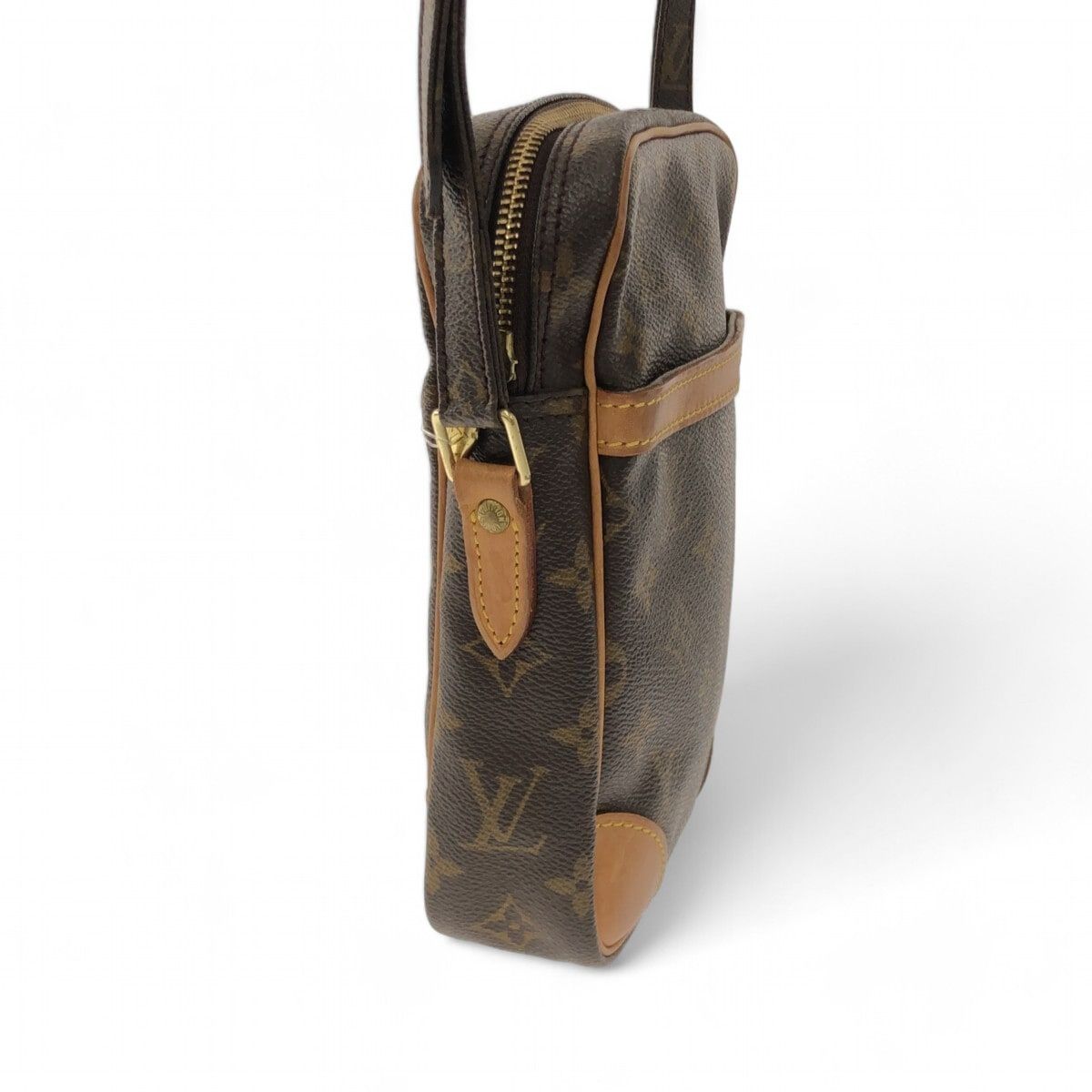 Louis Vuitton Louis Vuitton - Monogram Danube Brown Leather Shoulder Bag Size ONE SIZE - 5 Thumbnail