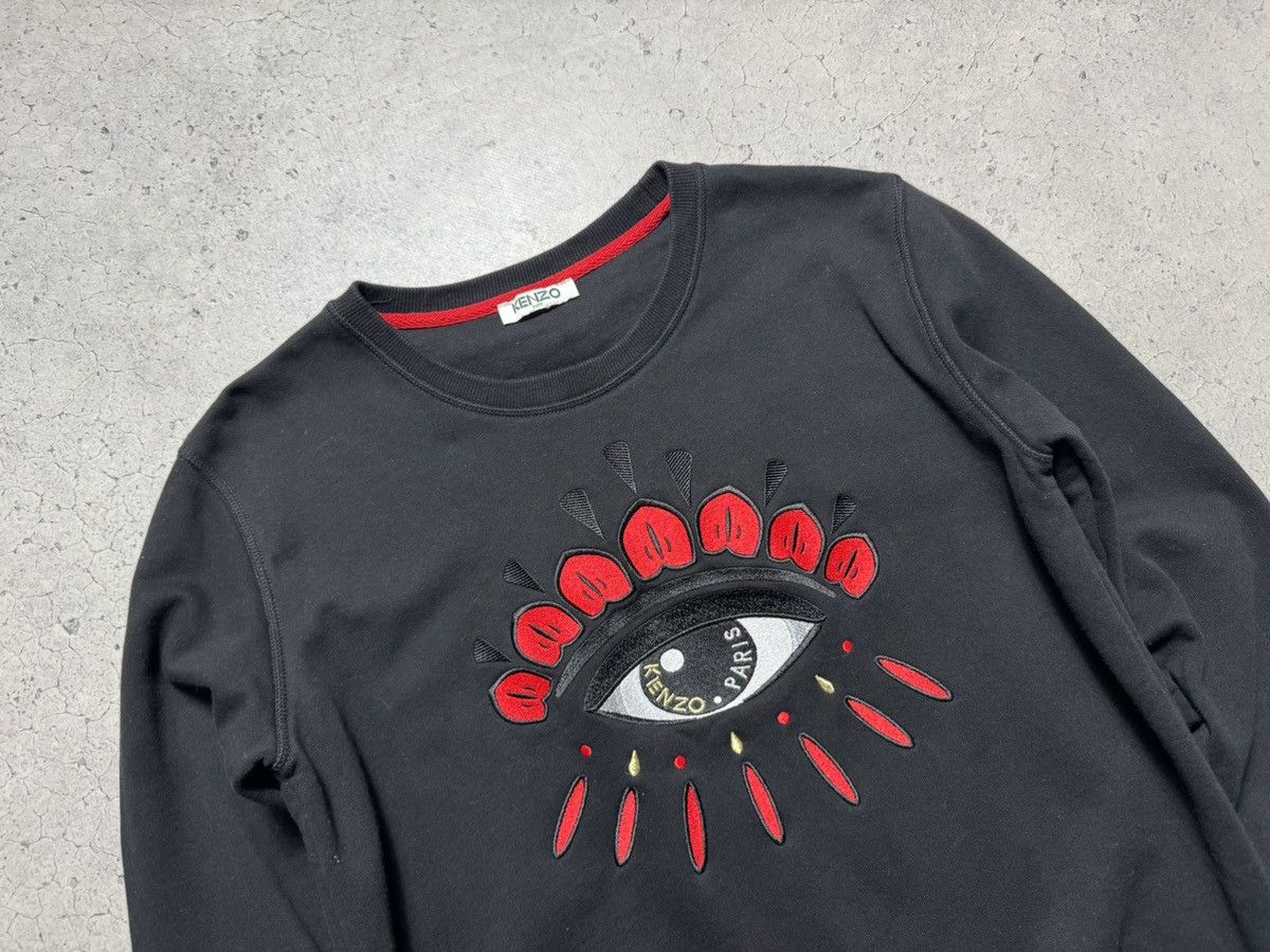 Kenzo Kenzo Paris Eye Big Logo Luxury Sweatshirt Size US M / EU 48-50 / 2 - 7 Thumbnail