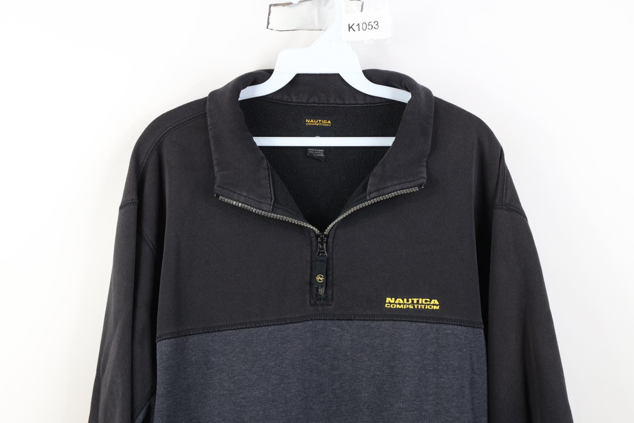 Nautica Vintage 90s Nautica Competition 1/4 Zip Pullover Sweatshirt Size US XL / EU 56 / 4 - 2 Thumbnail