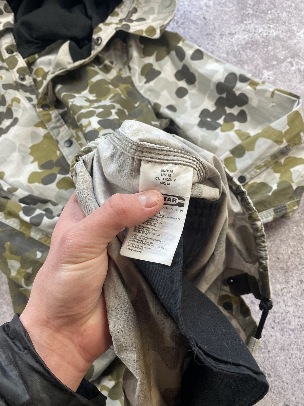 G-Star G-Star Raw Junya Watanaba Camo Japan military jacket Y2K rar Size US S / EU 44-46 / 1 - 11 Thumbnail