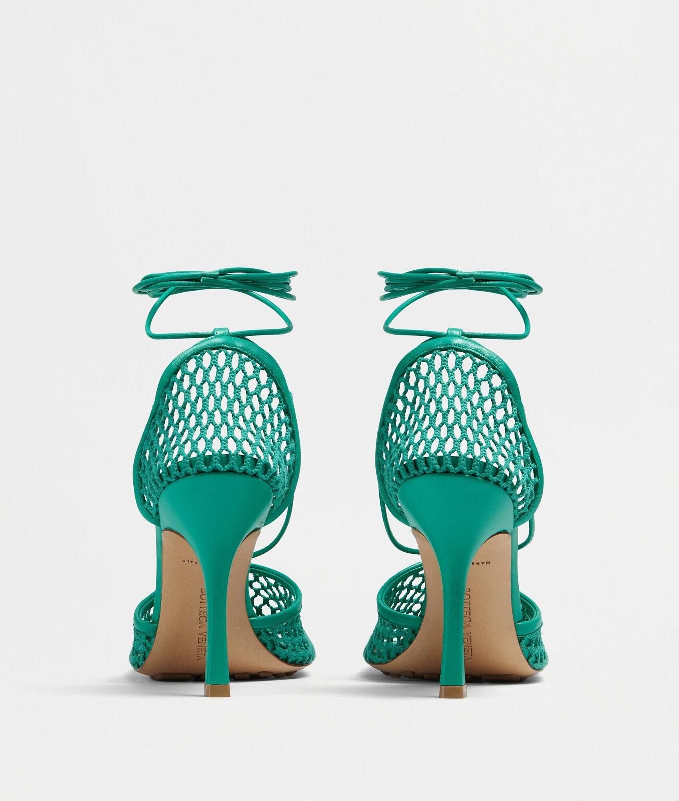 Bottega Veneta Bottega Veneta Stretch Lace Up Sandals Size US 7.5 / IT 37.5 - 3 Thumbnail