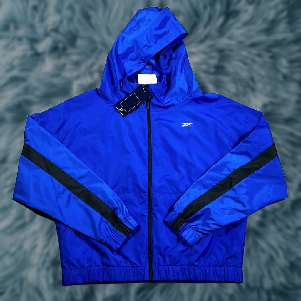 Reebok Reebok Windbreaker Jacket Womens M Blue Activewear Brand New with Tags Size M / US 6-8 / IT 42-44 - 1 Thumbnail