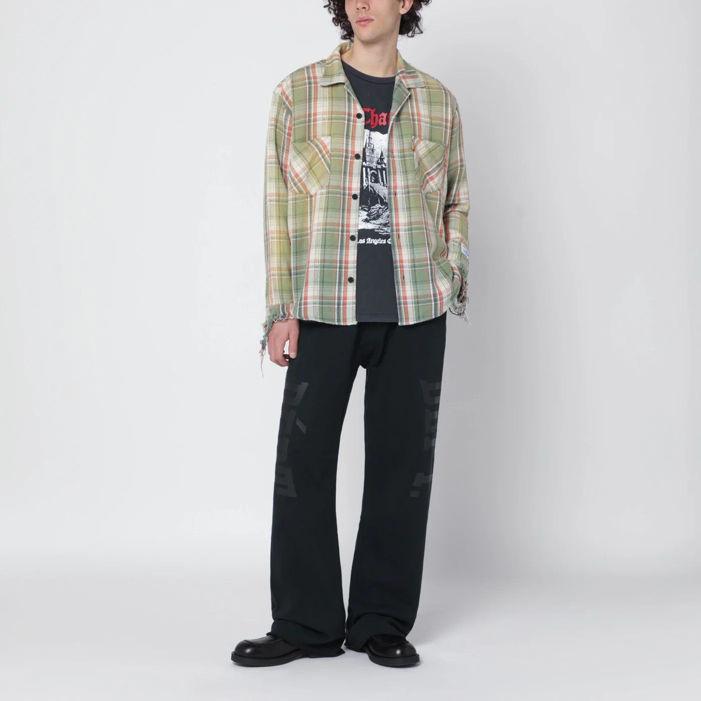 Gallery Dept. o1d2blof0426 Wide-leg Jogging Pants in Black Size US 30 / EU 46 - 2 Thumbnail