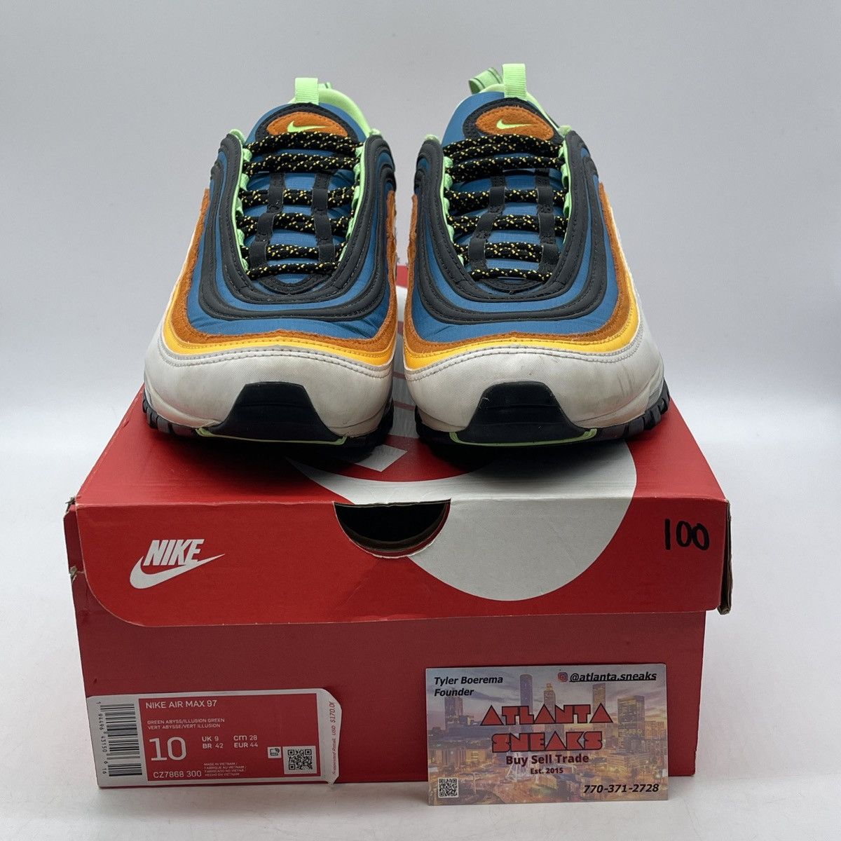 Air max 97 green Abbys illusion green
