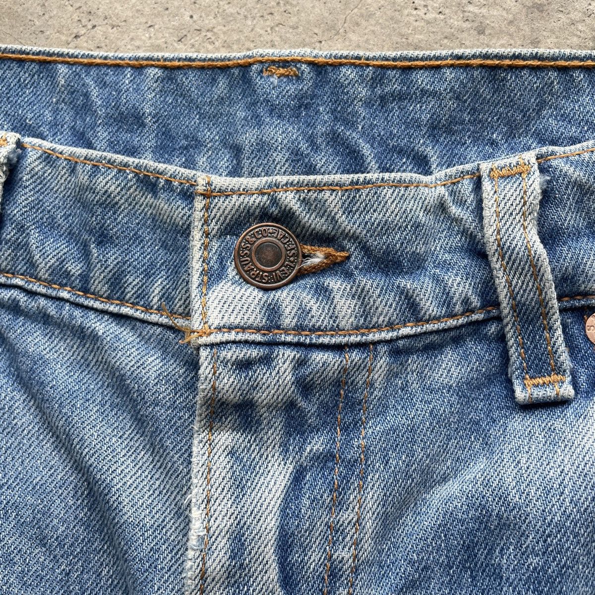 Jean Vintage Levi’s 510 USA Distressed Faded Jeans Pants Denim Size US 33 - 6 Thumbnail