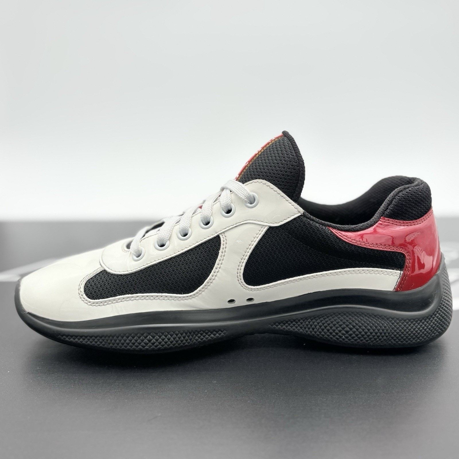 Prada Prada Americas Cup ' Black White Red ' | SUPER CLEAN! Size US 7 / EU 40 - 4 Thumbnail