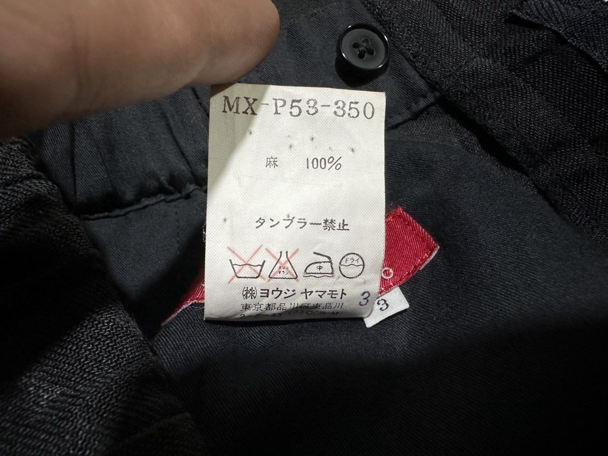 Y's for Men 🔥Archived Vintage Y’s For Men Yohji Yamamoto Ramie Pants Size US 30 / EU 46 - 8 Thumbnail