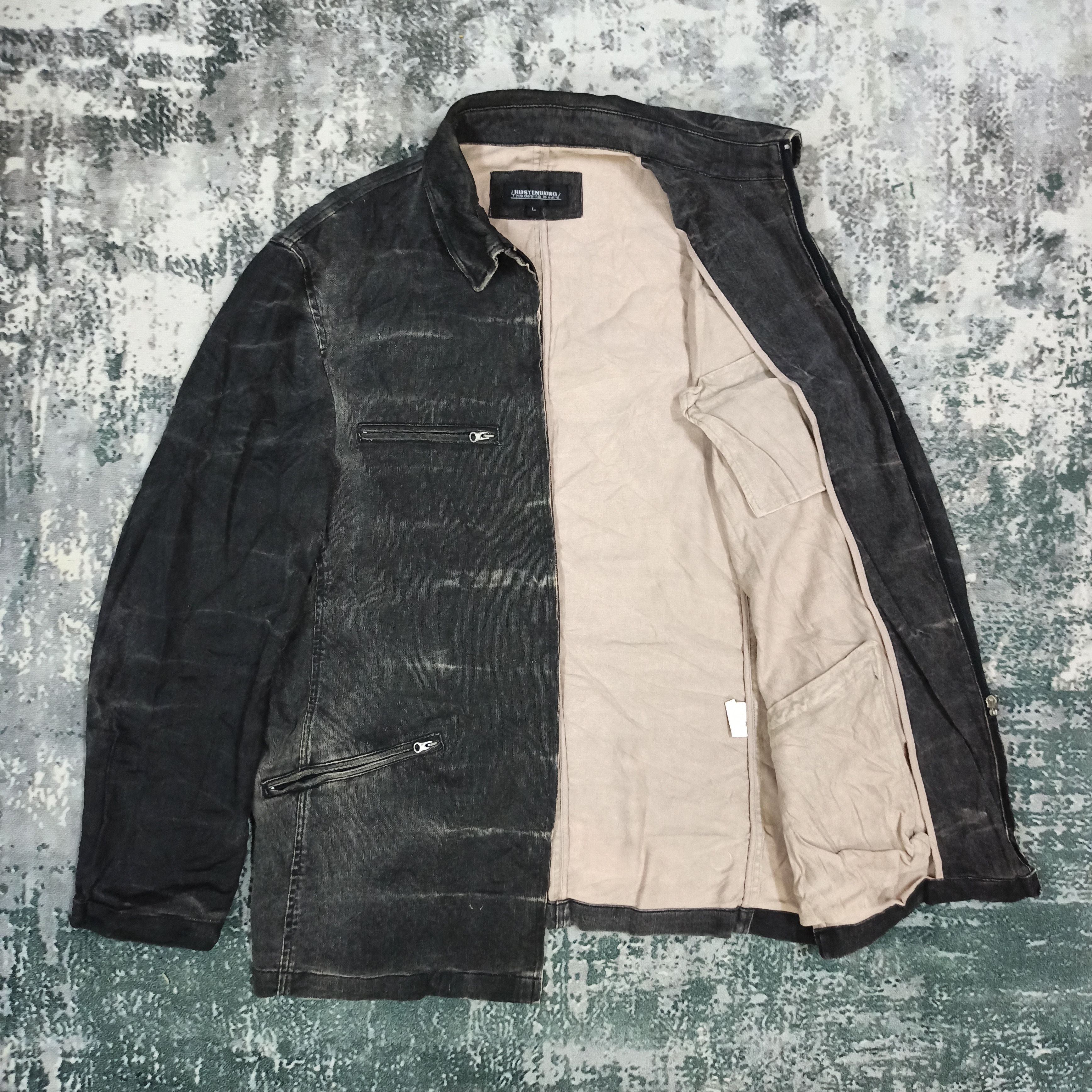 Japanese Brand Rare Rustenburg Denim Jacket Like ifsixwasnine/LGB/Kmrii Size US L / EU 52-54 / 3 - 5 Thumbnail