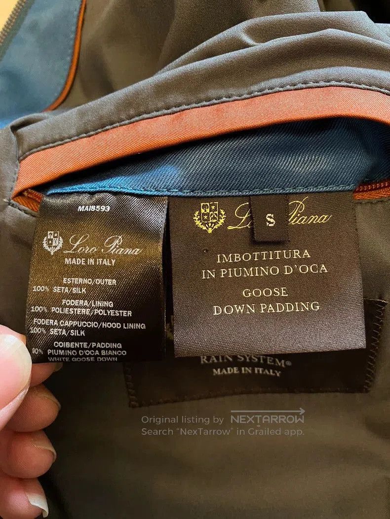 Loro Piana LoroPiana Men's Down Jacket Coat. Size US L / EU 52-54 / 3 - 6 Thumbnail