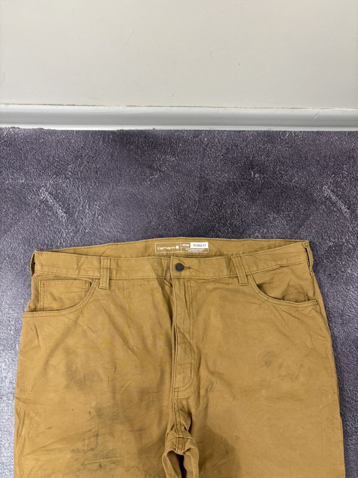 Carhartt Vintage Carhartt USA Canvas Work Relaxed Fit Baggy Pants Size US 42 / EU 58 - 13 Thumbnail