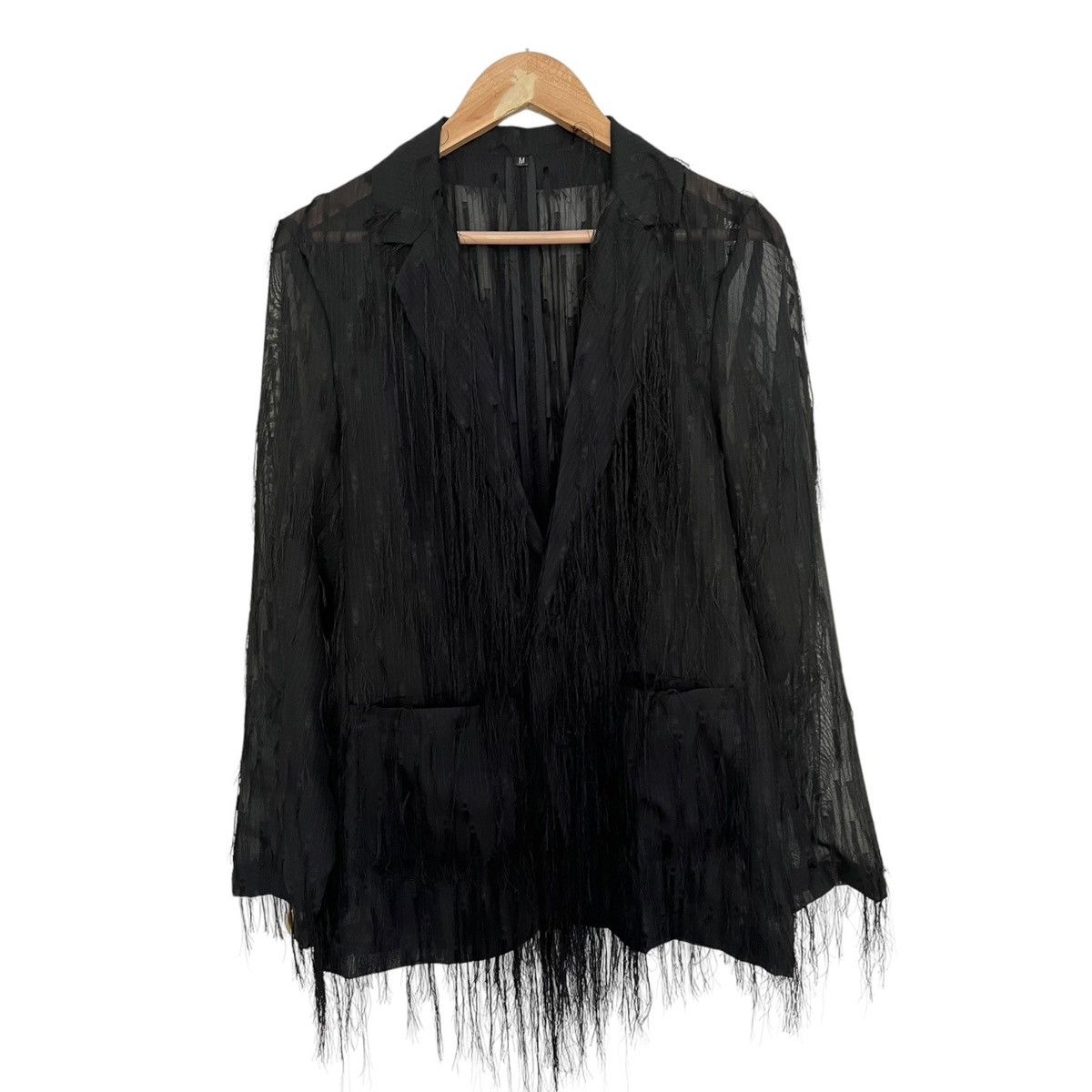 Designer × Japanese Brand Fray hair sheer blazer Size US M / EU 48-50 / 2 - 1 Thumbnail