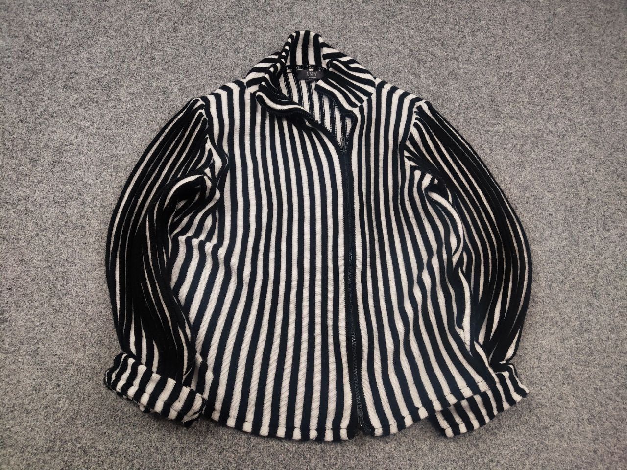 If Six Was Nine Vintage Ribbed If Six Was Nine sweater asymetric Zip LGB Y2K Size US M / EU 48-50 / 2 - 2 Thumbnail