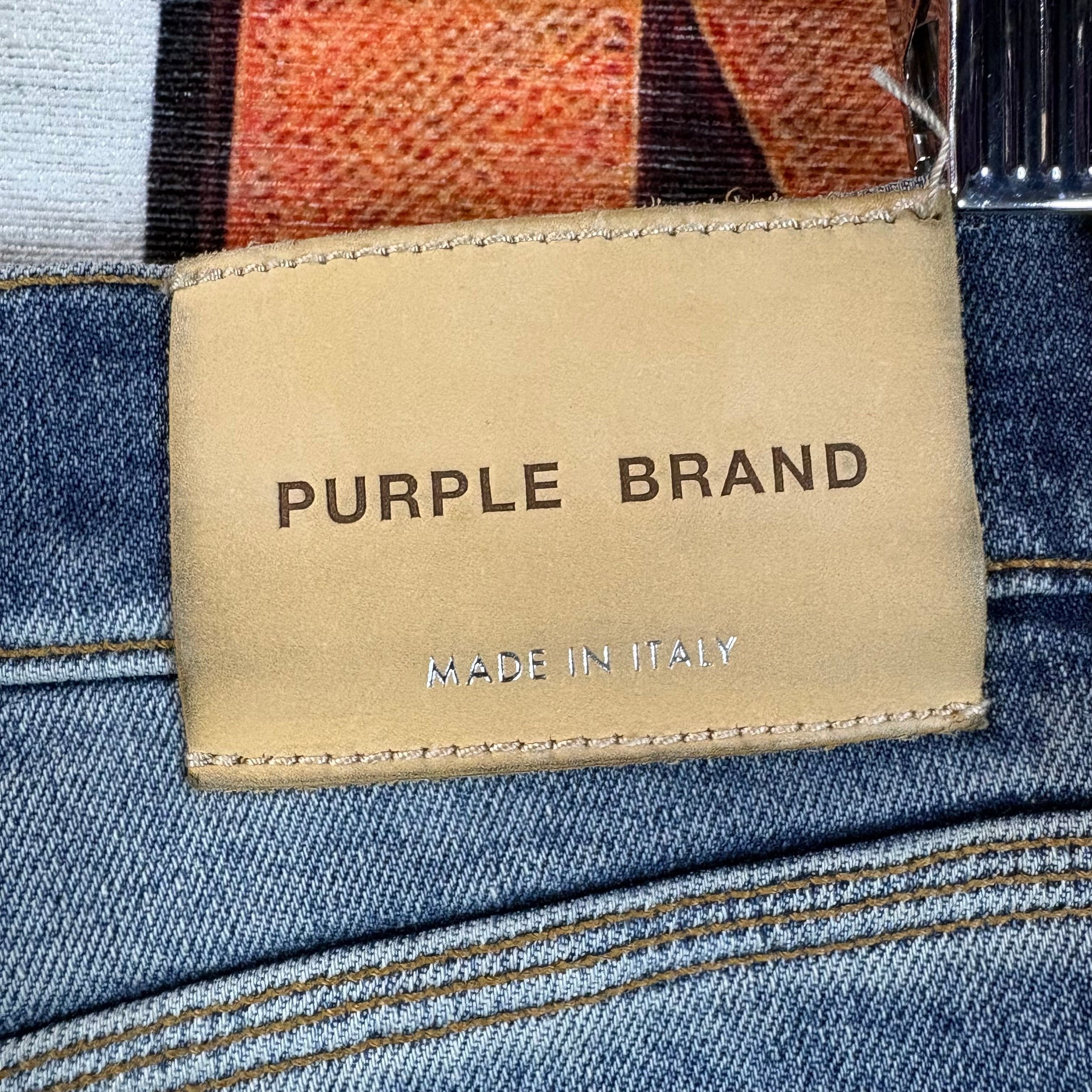 Purple Brand Limited Edition Made in Italy Purple Distressed Jeans Size US 38 / EU 54 - 5 Thumbnail