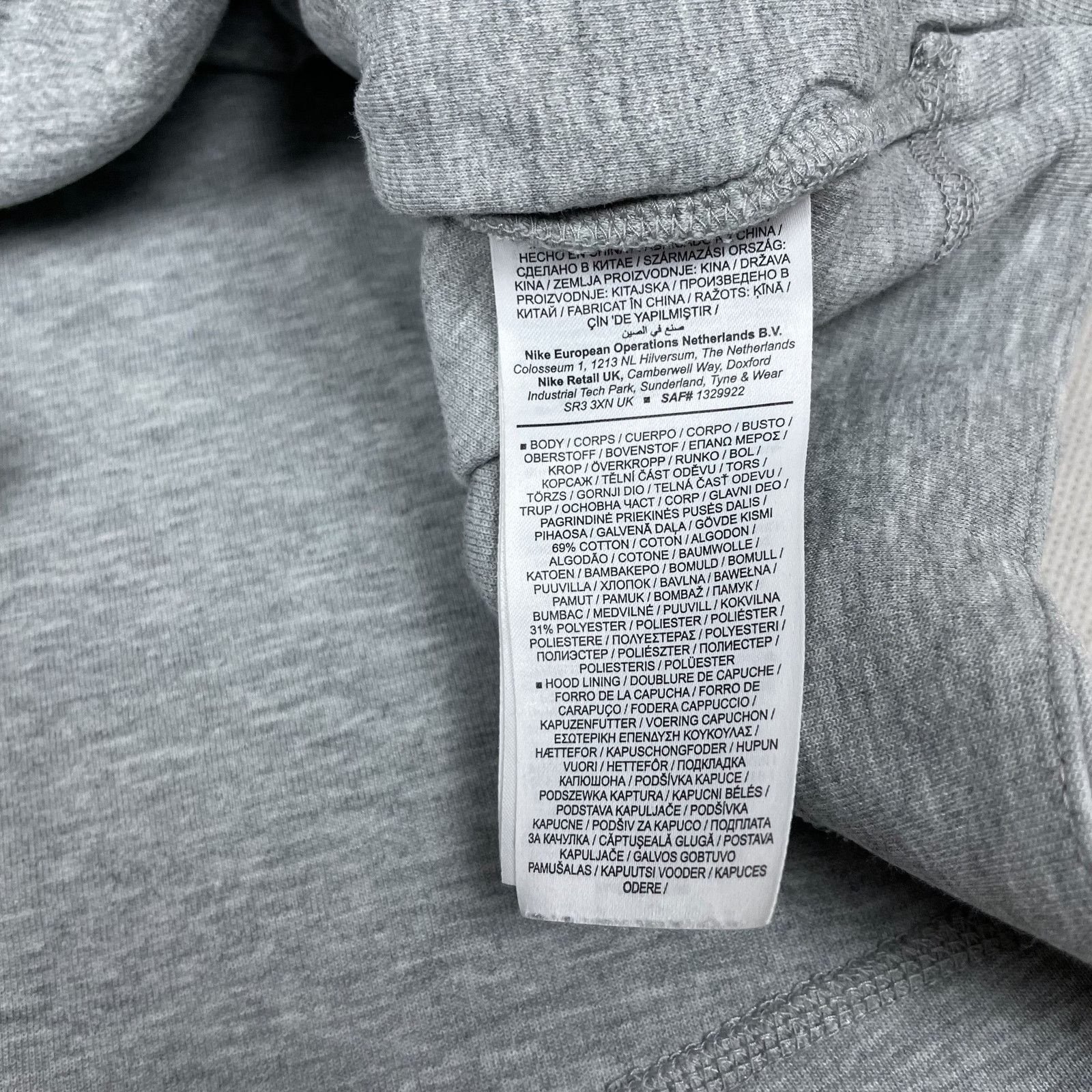 Nike Nike Sportswear Tech Fleece Women's Gray Windrunner Hoodie L Size L / US 10 / IT 46 - 8 Thumbnail