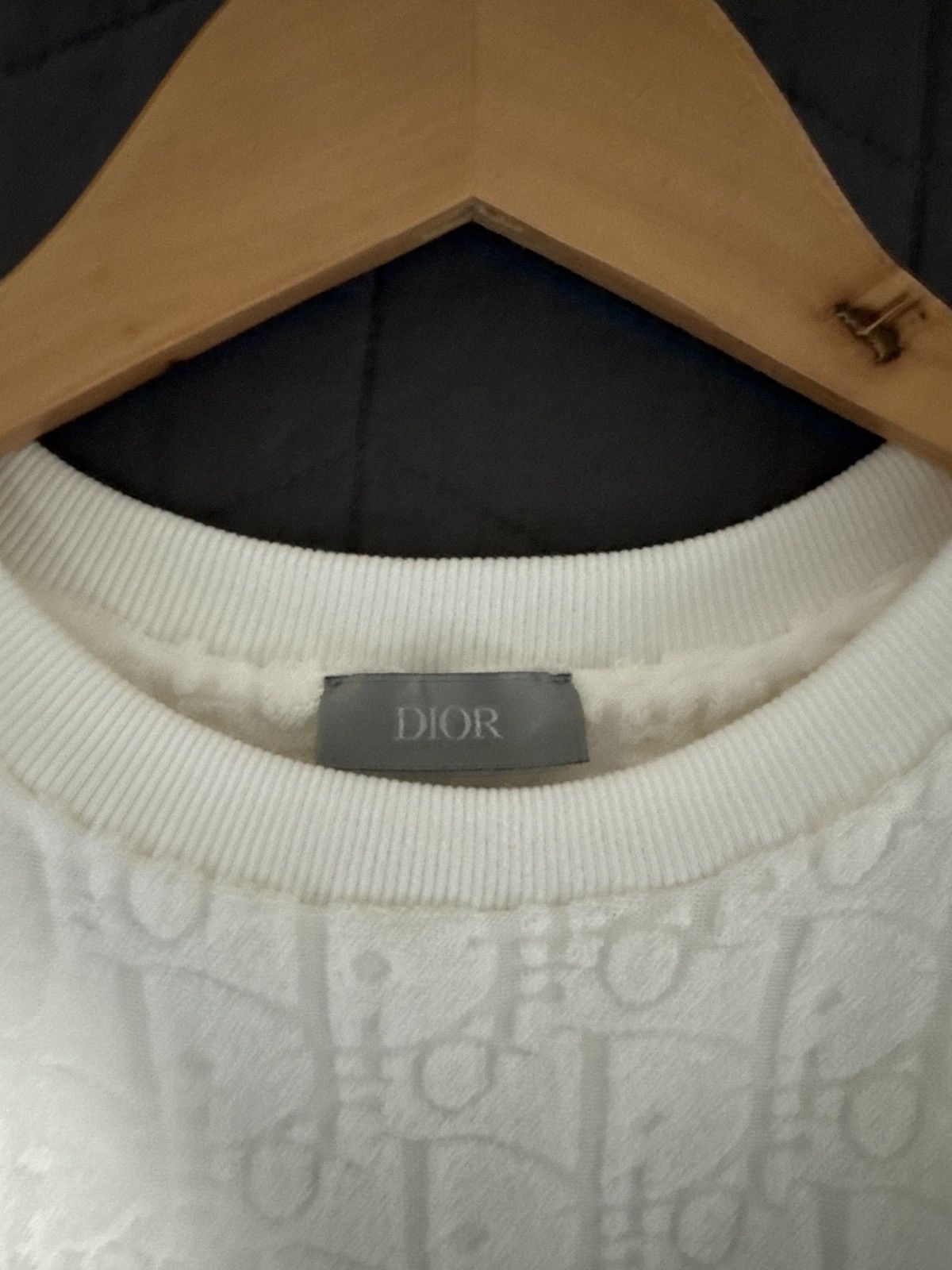 Dior White Dior Terry Cotton Jacquard T-shirt Size US S / EU 44-46 / 1 - 2 Thumbnail