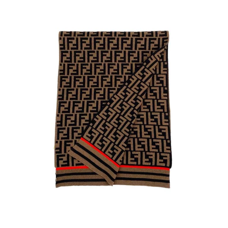Fendi Fendi Old-fashioned cashmere scarf Size ONE SIZE - 2 Thumbnail