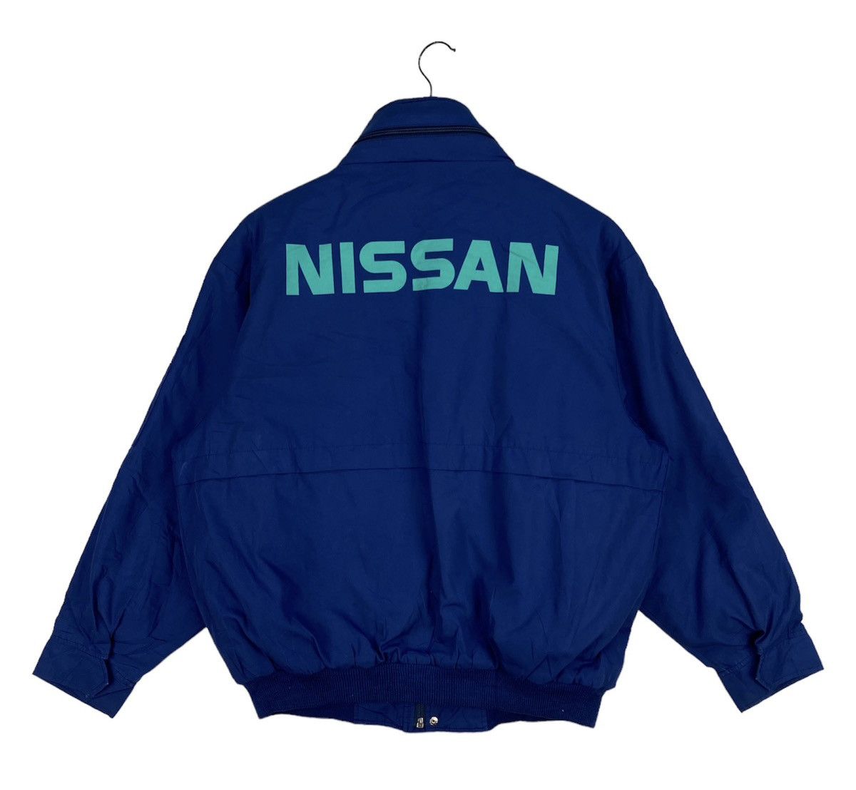 image of Nismo x Sports Specialties Vintage Nissan Hiteq Bomber Jacket in Blue, Men's (Size Large)