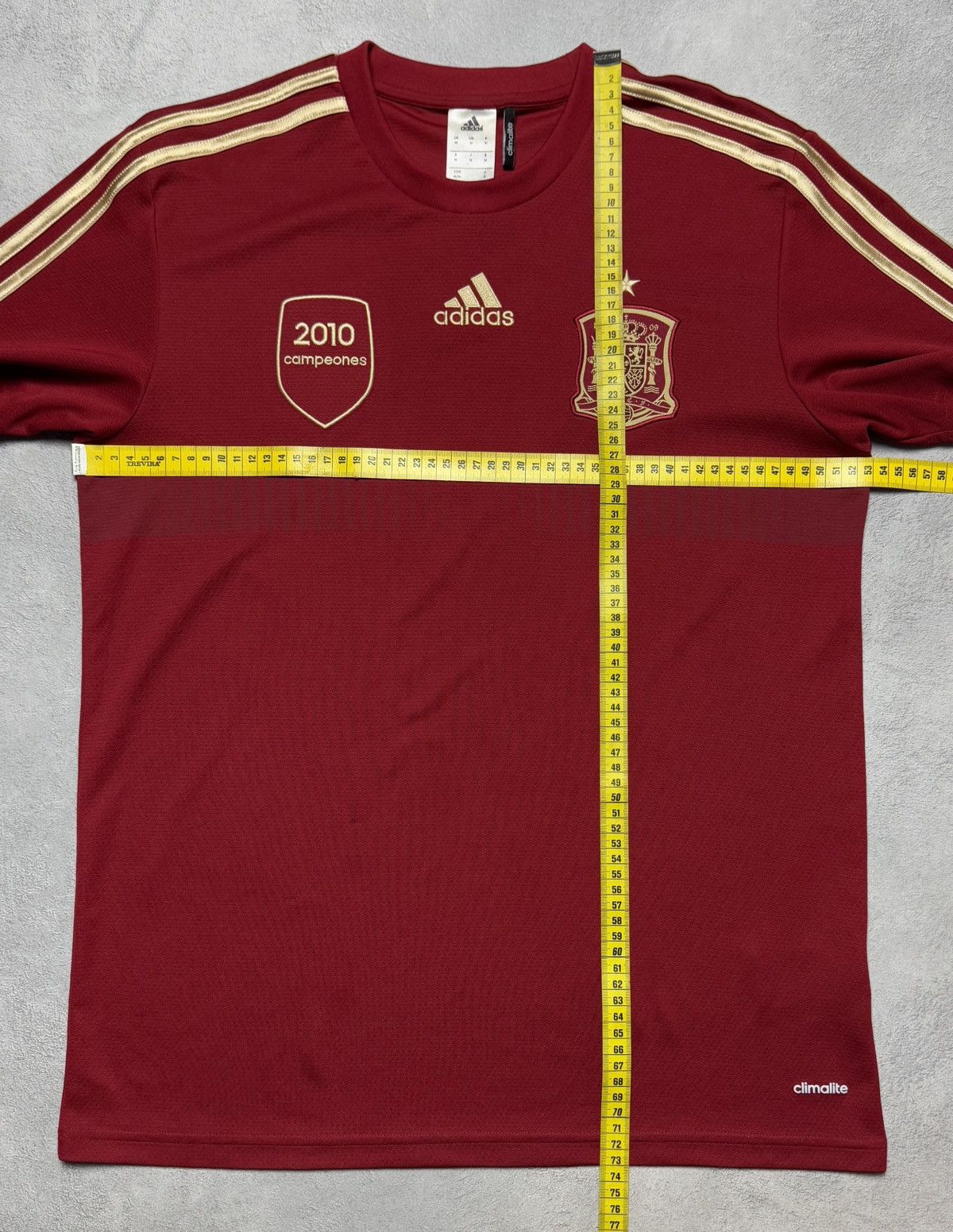 Adidas Spain 2013 2014 Football Shirt Soccer Jersey Adidas Size US M / EU 48-50 / 2 - 17 Thumbnail