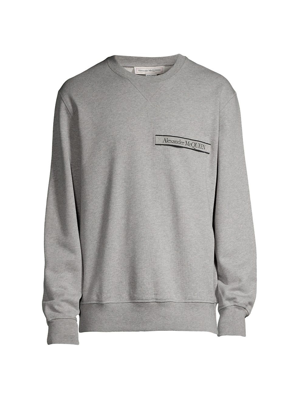 Alexander McQueen Logo Tape Crewneck Sweatshirt Size US L / EU 52-54 / 3 - 7 Thumbnail