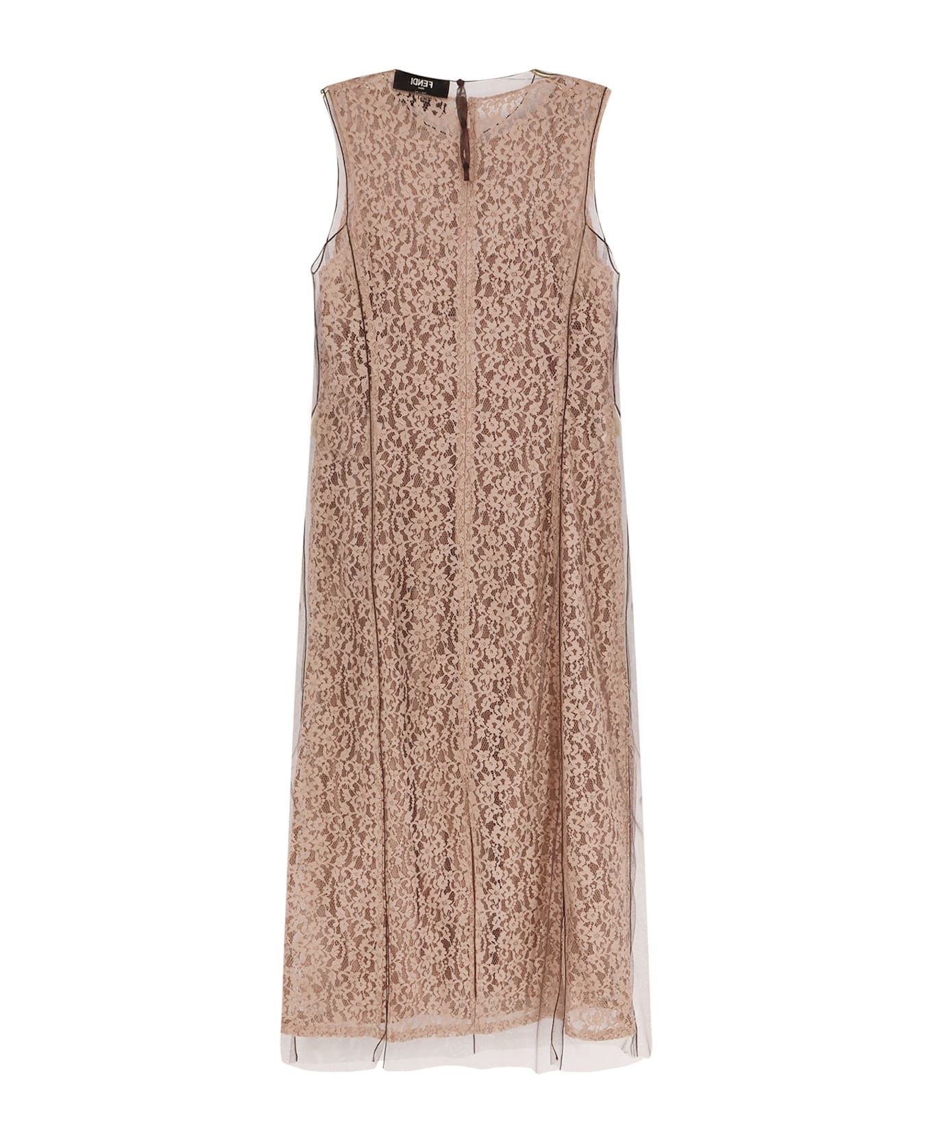 Fendi o1s1wg110326 Dress in Pink Size S / US 4 / IT 40 - 2 Thumbnail