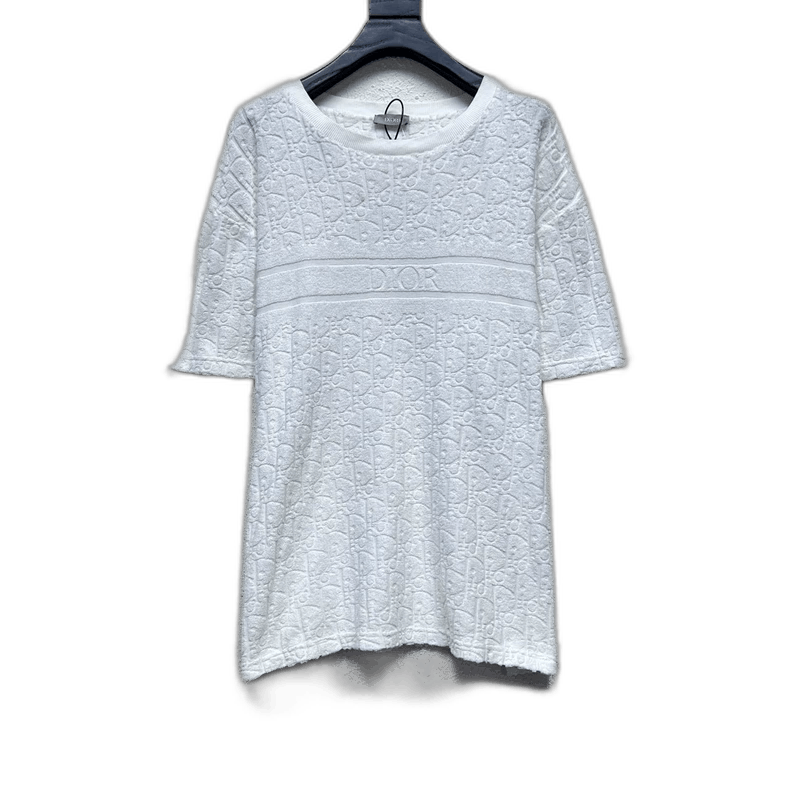 Dior Dior Embossed Logo Towel Short Sleeve Shirt Size US L / EU 52-54 / 3 - 1 Thumbnail