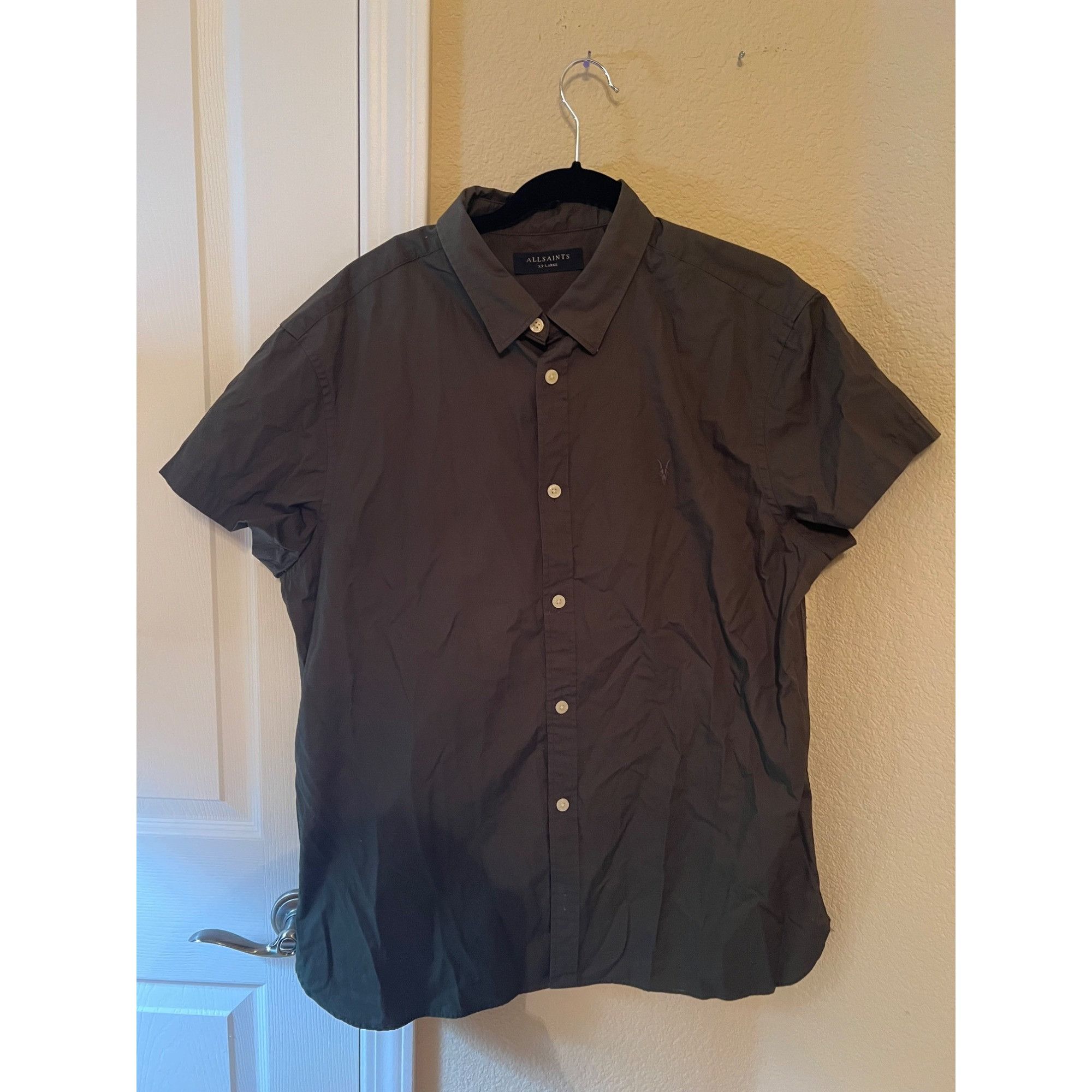 Allsaints Allsaints Riviera Short Sleeve Button Up - Size XXL Size US XXL / EU 58 / 5 - 2 Thumbnail