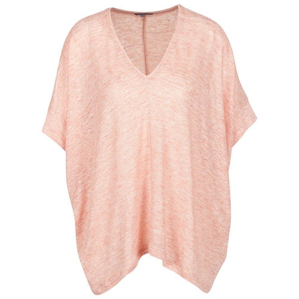 OSKA 0 Linen Talima Top Peach / Orange Fits shops 10 M/ Large