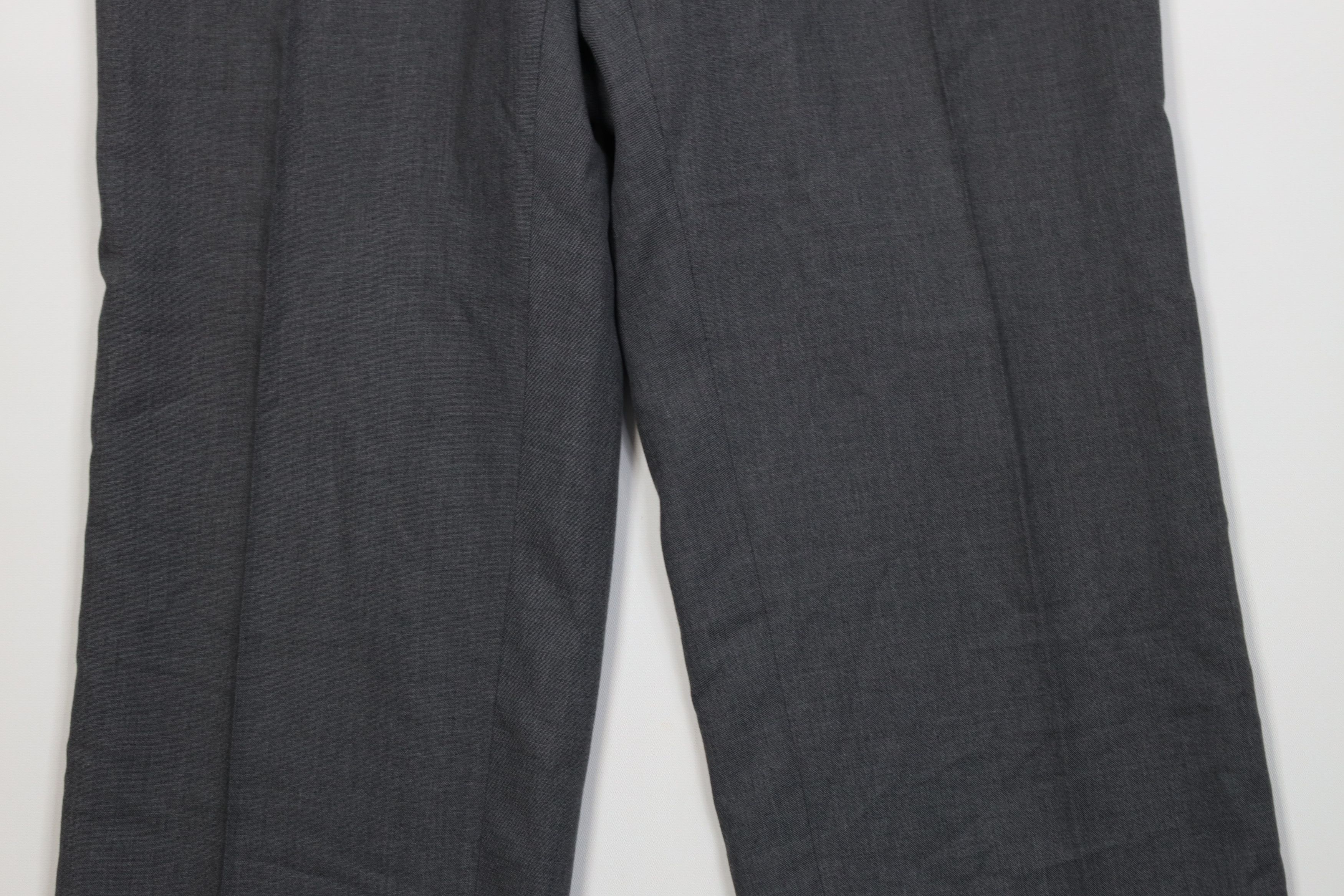 Vintage Vintage 70s Streetwear Knit Wide Leg Chino Pants Gray USA Size US 36 / EU 52 - 3 Thumbnail