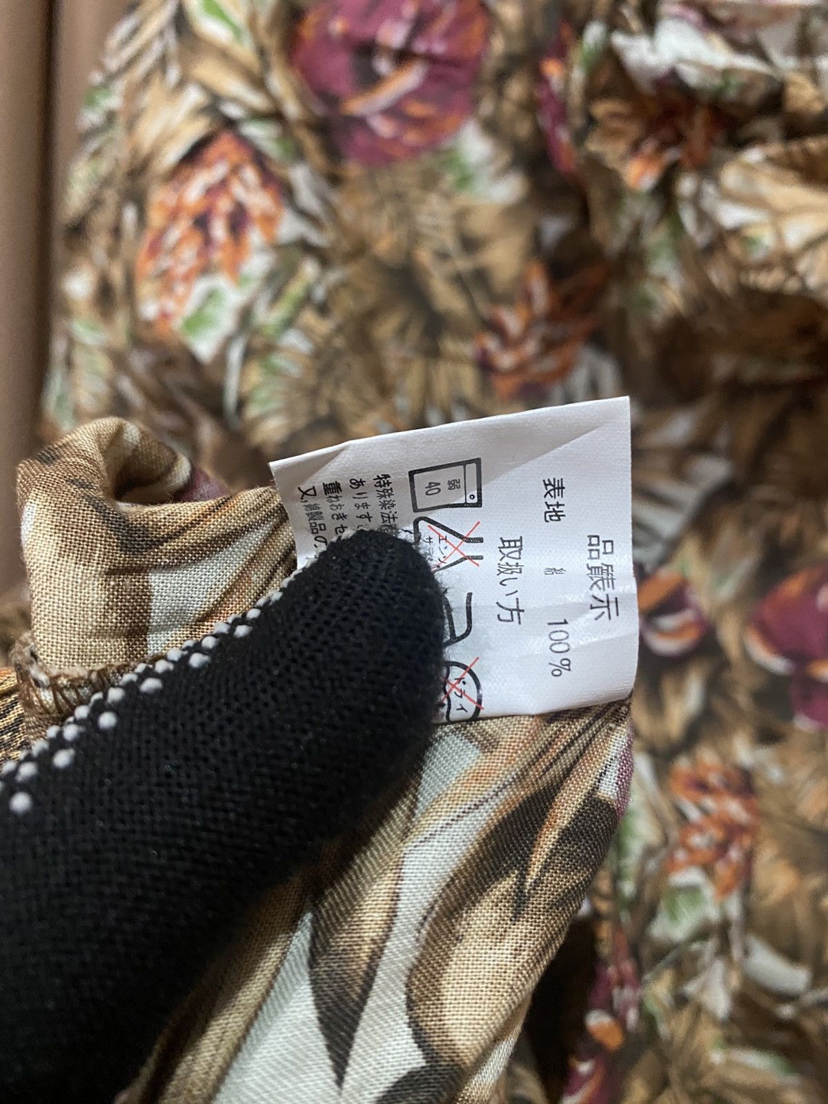 Vintage Vintage City Cat’s Floral Printed Hooded Jacket – 80s Retro Size US M / EU 48-50 / 2 - 6 Thumbnail