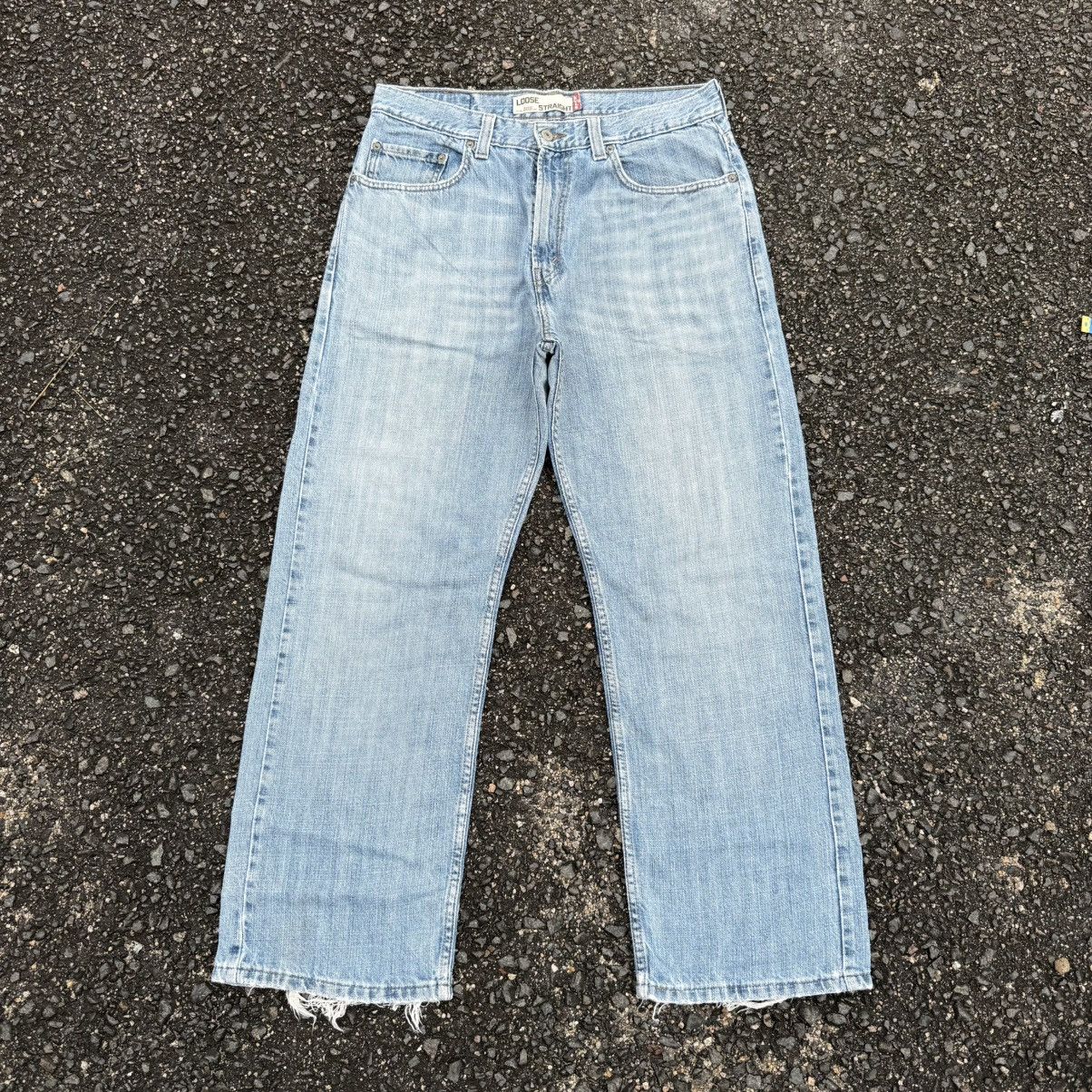 Levi's Vintage Clothing VINTAGE LEVI'S 569 LOOSE STRAIGHT FADED JEAN DENIM PANTS Size US 34 / EU 50 - 1 Thumbnail