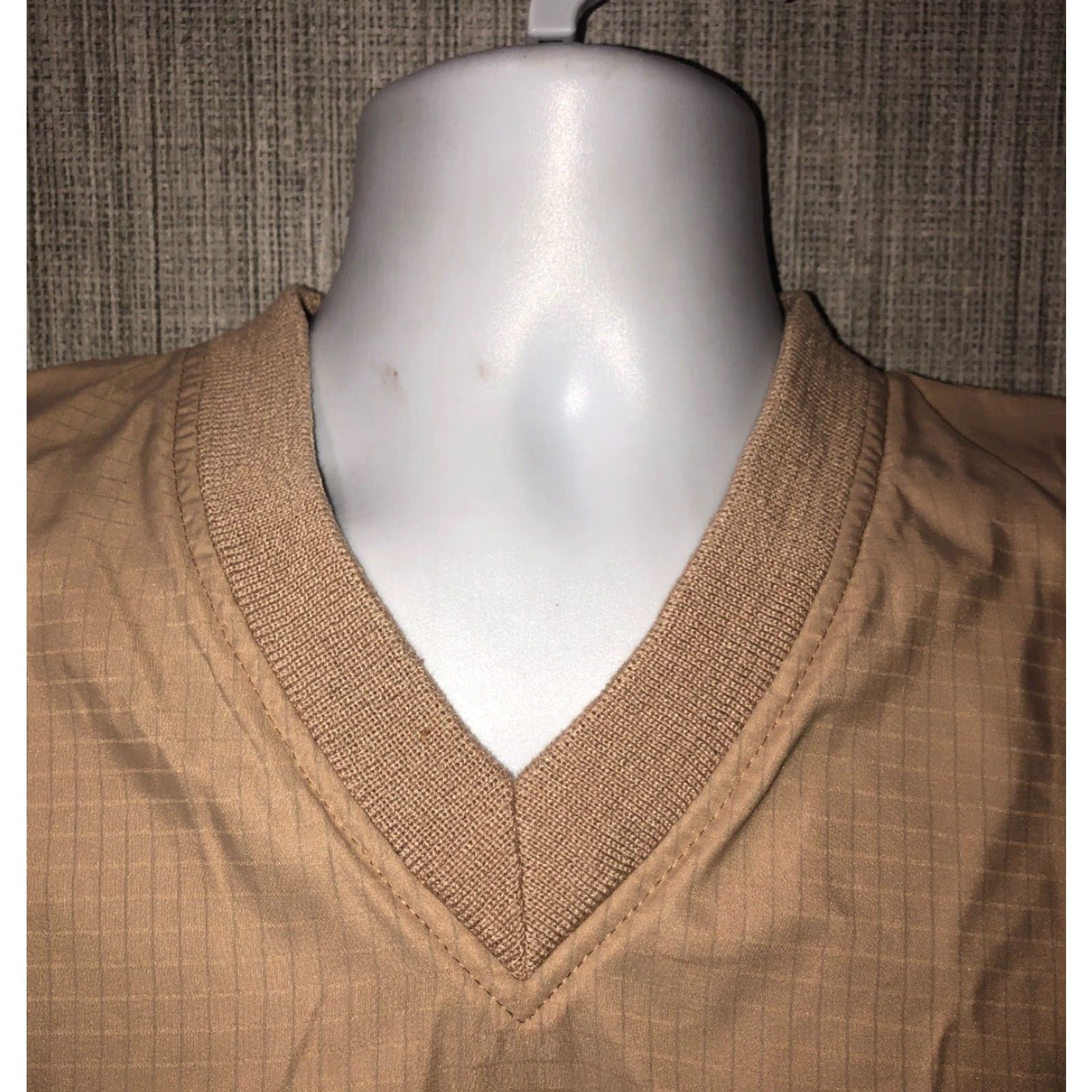 Vintage Sunderland Of Scotland Mens Vest V-Neck Windbreaker Beige M Size US M / EU 48-50 / 2 - 3 Thumbnail