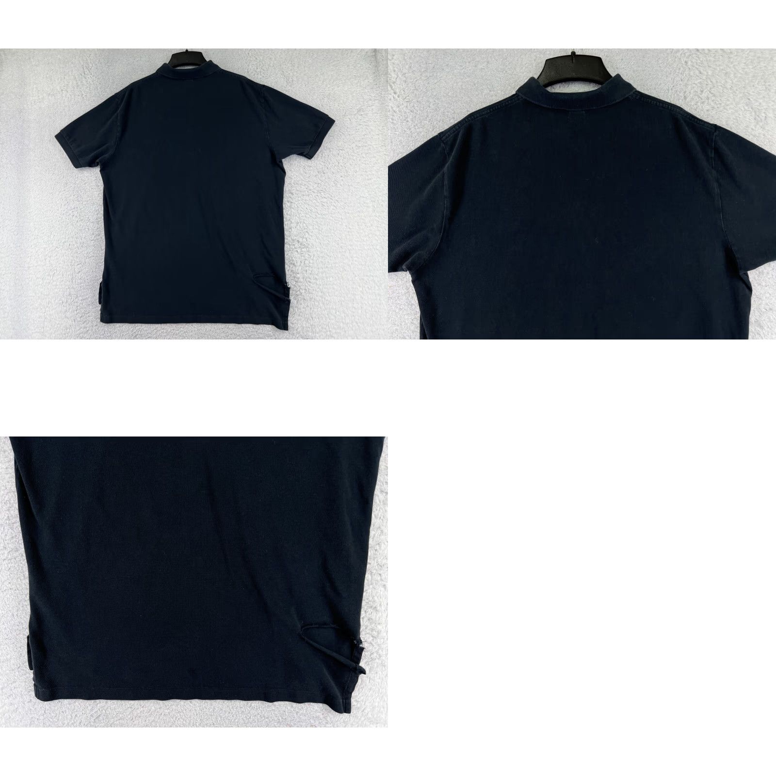 Ralph Lauren VINTAGE Ralph Lauren Polo Shirt Adult XL Black 100% Cotton Jersey Polo Regular Men’s Short Sleeve Logo Embroidered Button Collared Size US XL / EU 56 / 4 - 9 Thumbnail