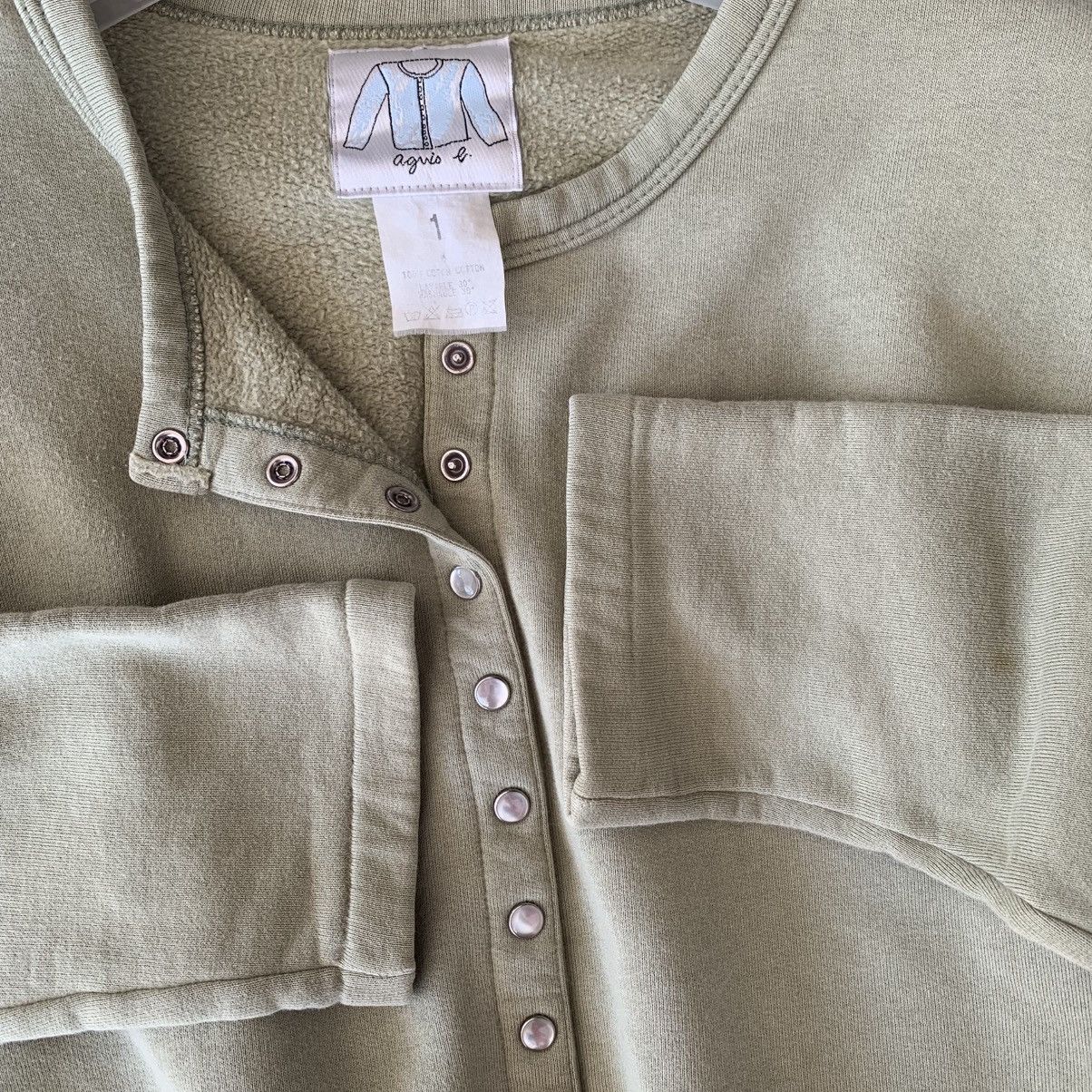 agnes b. Agnes B Classique Snap Button Cardigan Woman Size S / US 4 / IT 40 - 14 Thumbnail