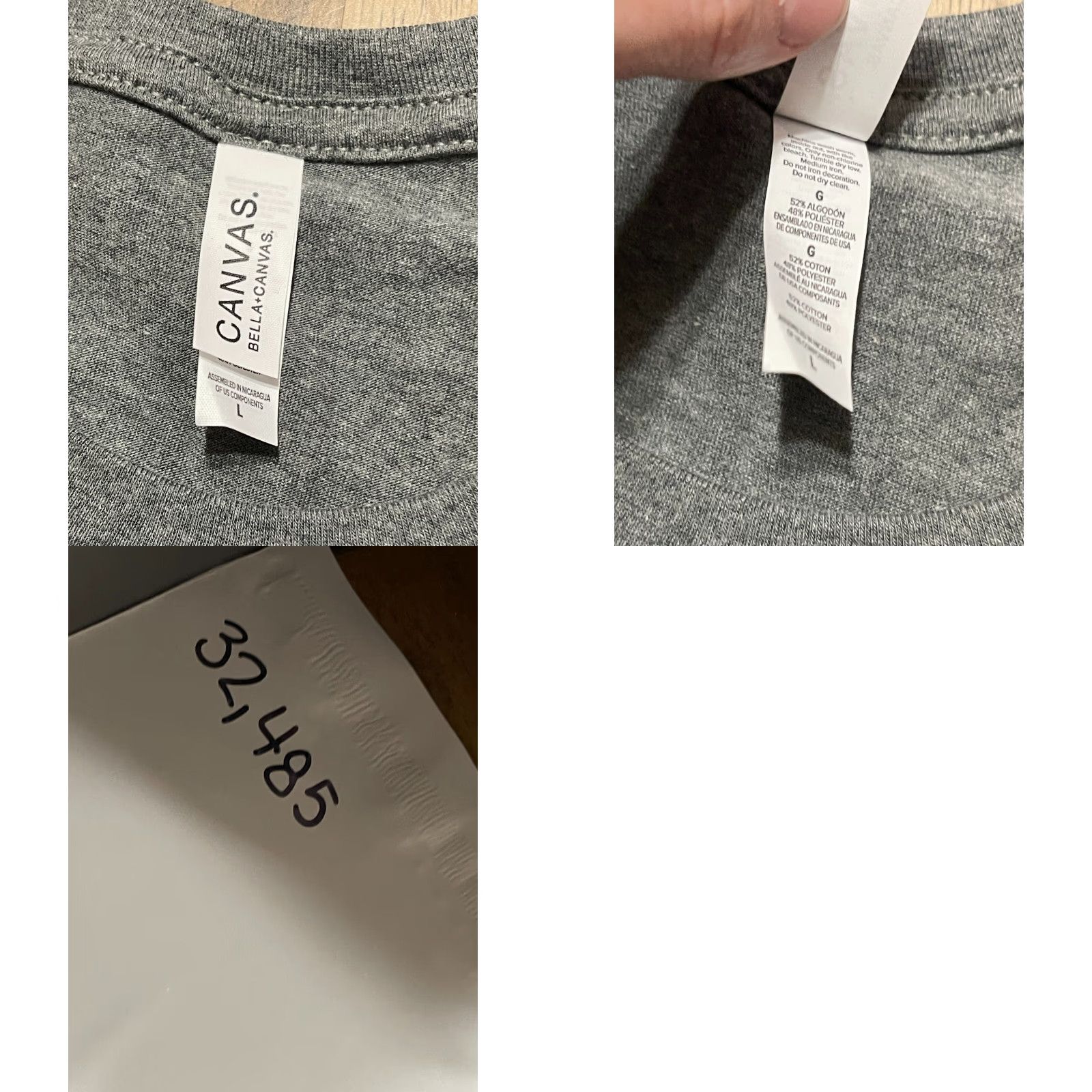 Vintage Bella + Canvas Shirt Mens L Gray Red White Blue President Trump T-Shirt Short Sleeve Solid Casual Boys? no—gender Men. End. Size US L / EU 52-54 / 3 - 8 Thumbnail