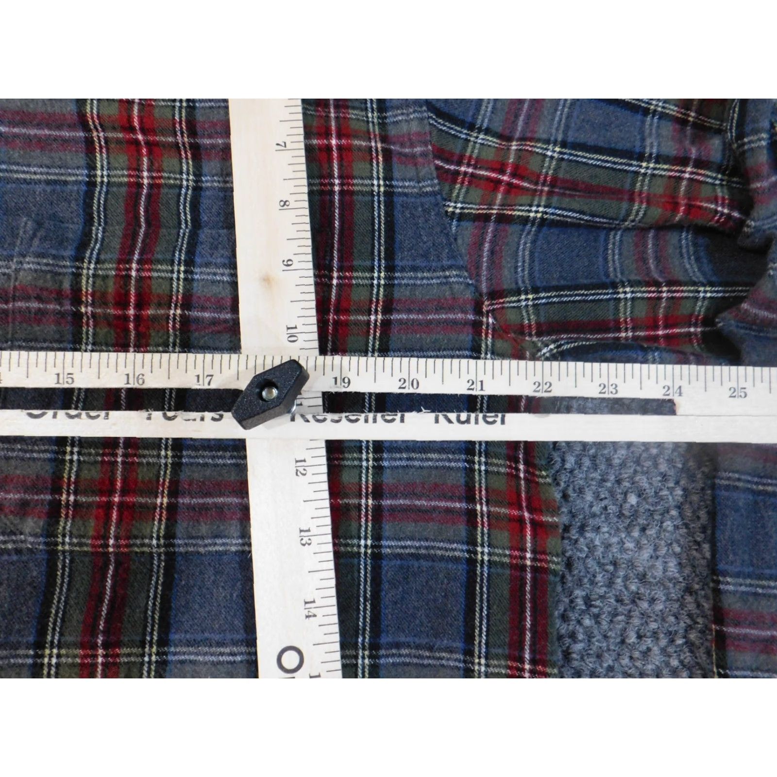 Vintage LL Bean Flannel Shirt Mens M Gray Plaid Button-Up Outdoors Regular Cotton Long Sleeve Vintage No N/A Size US M / EU 48-50 / 2 - 7 Thumbnail