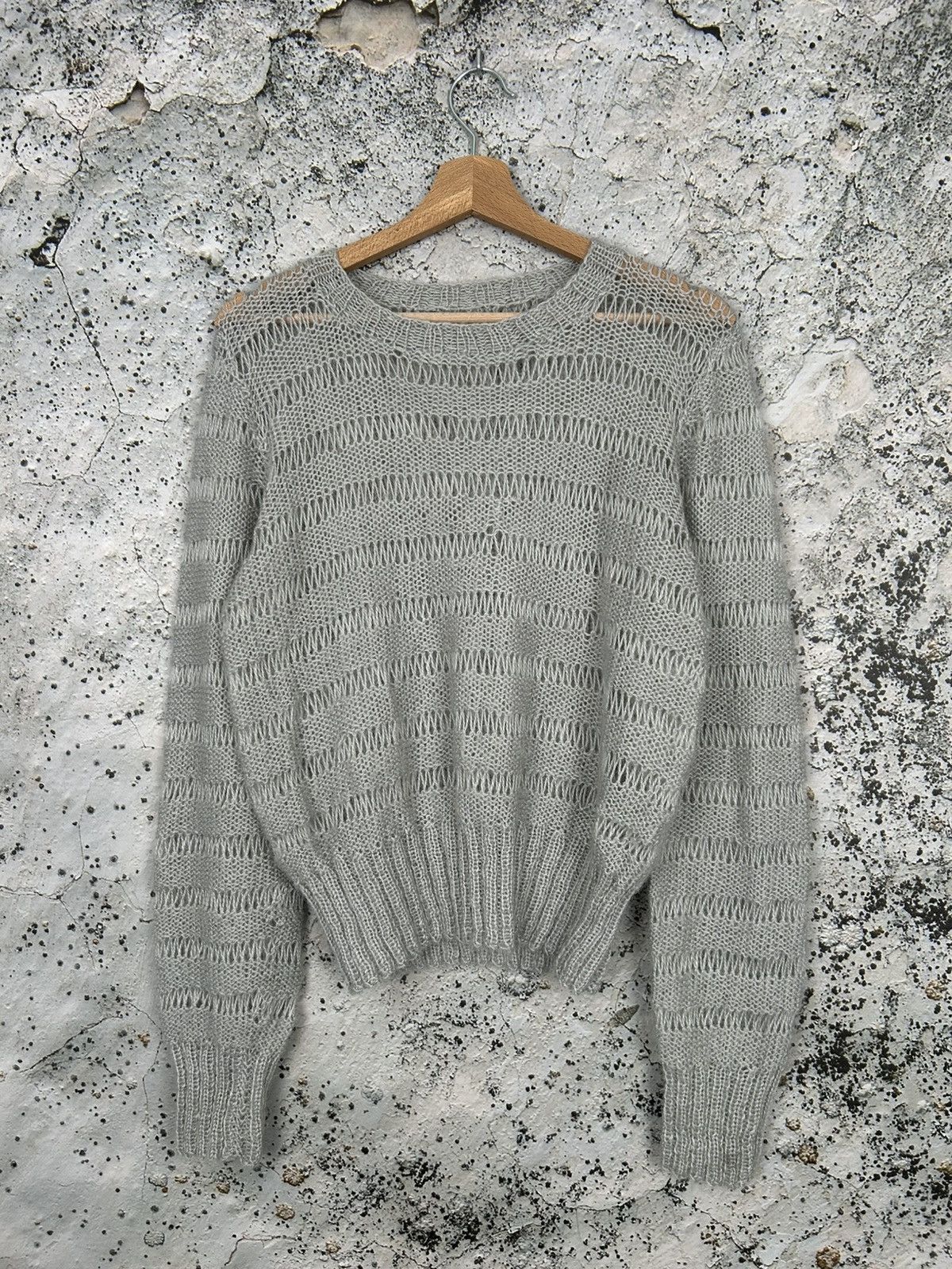 Handmade Vintage Handmade Knitted Sweater Japanese Avant Garde Wool Size US M / EU 48-50 / 2 - 1 Thumbnail