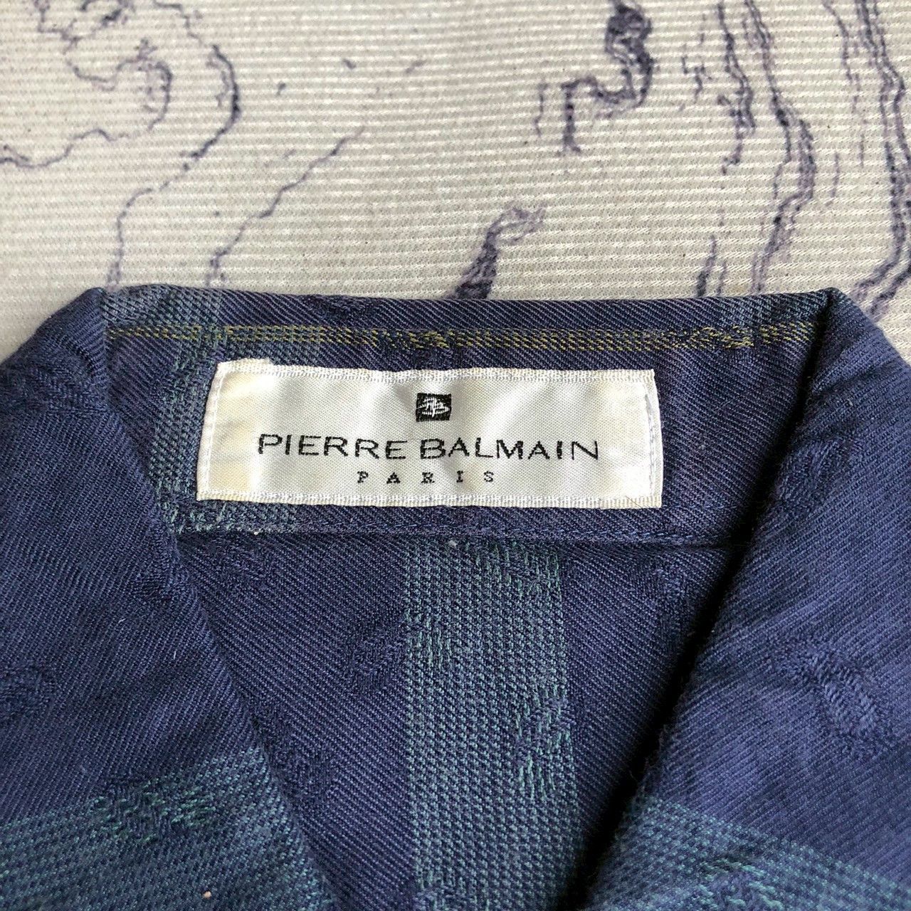 Pierre Balmain Vintage Pierre Balmain Paris Plaid Shirt Size US M / EU 48-50 / 2 - 8 Thumbnail