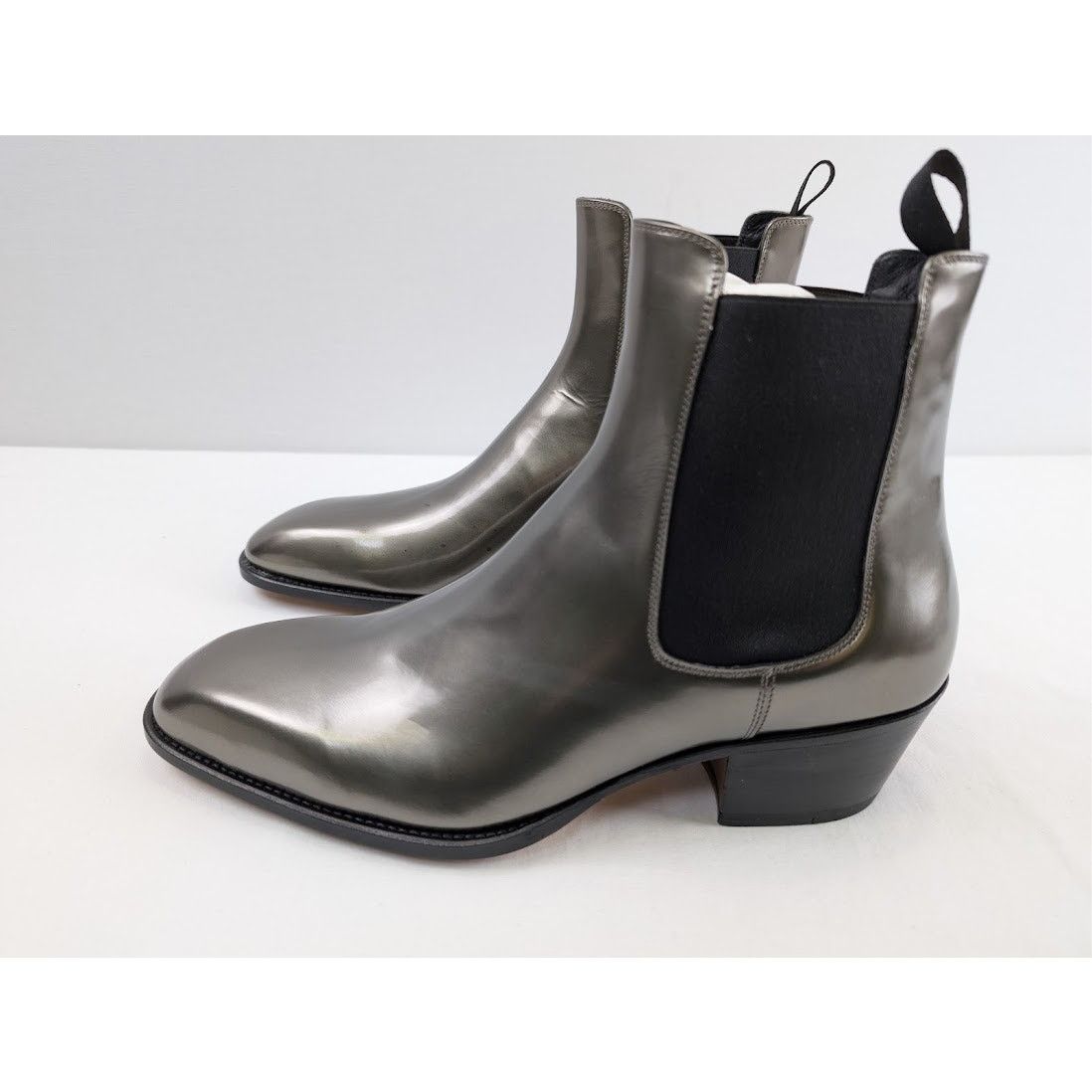 Tom Ford o1rshd1 Q:2 / Men's Chelsea Boots in Shinny Green Size US 10 / EU 43 - 9 Thumbnail